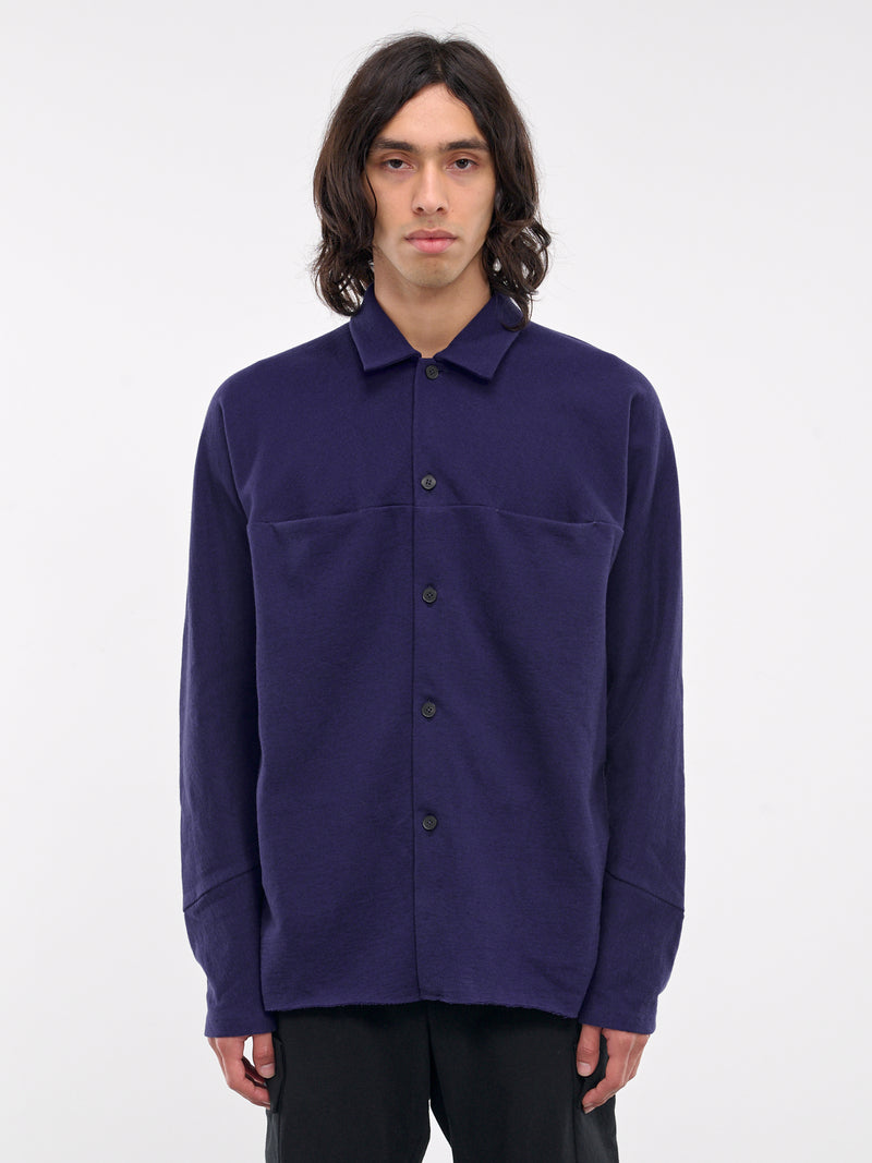 Two-Pocket One Piece Shirt (H250DB-JCKM-ROYAL-BLUE)