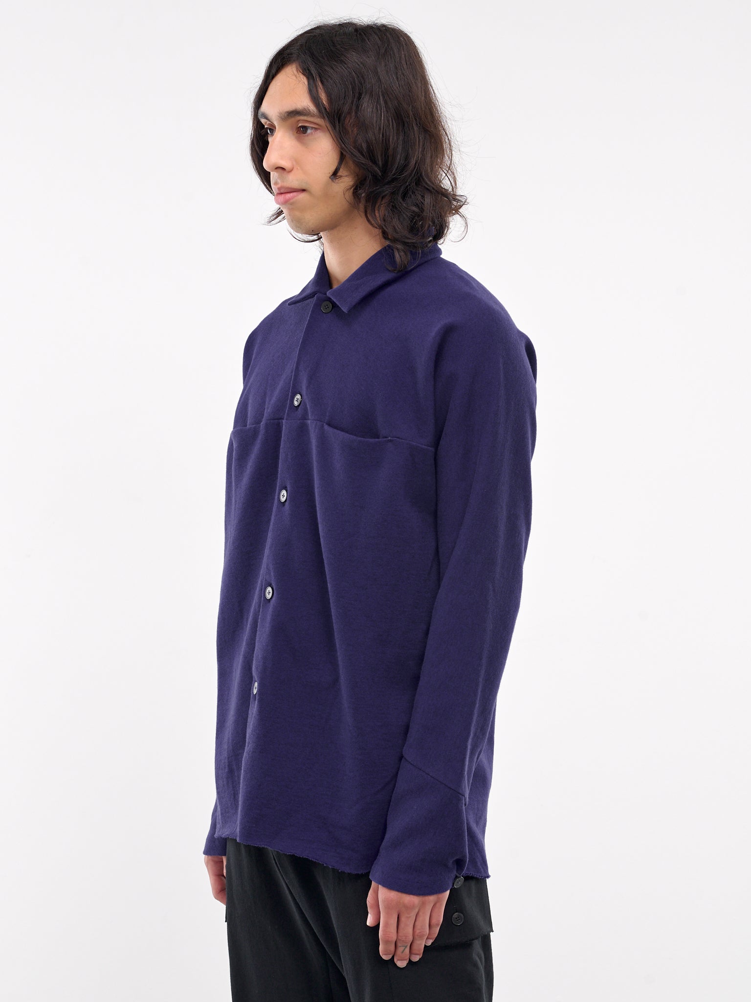 Two-Pocket One Piece Shirt (H250DB-JCKM-ROYAL-BLUE)