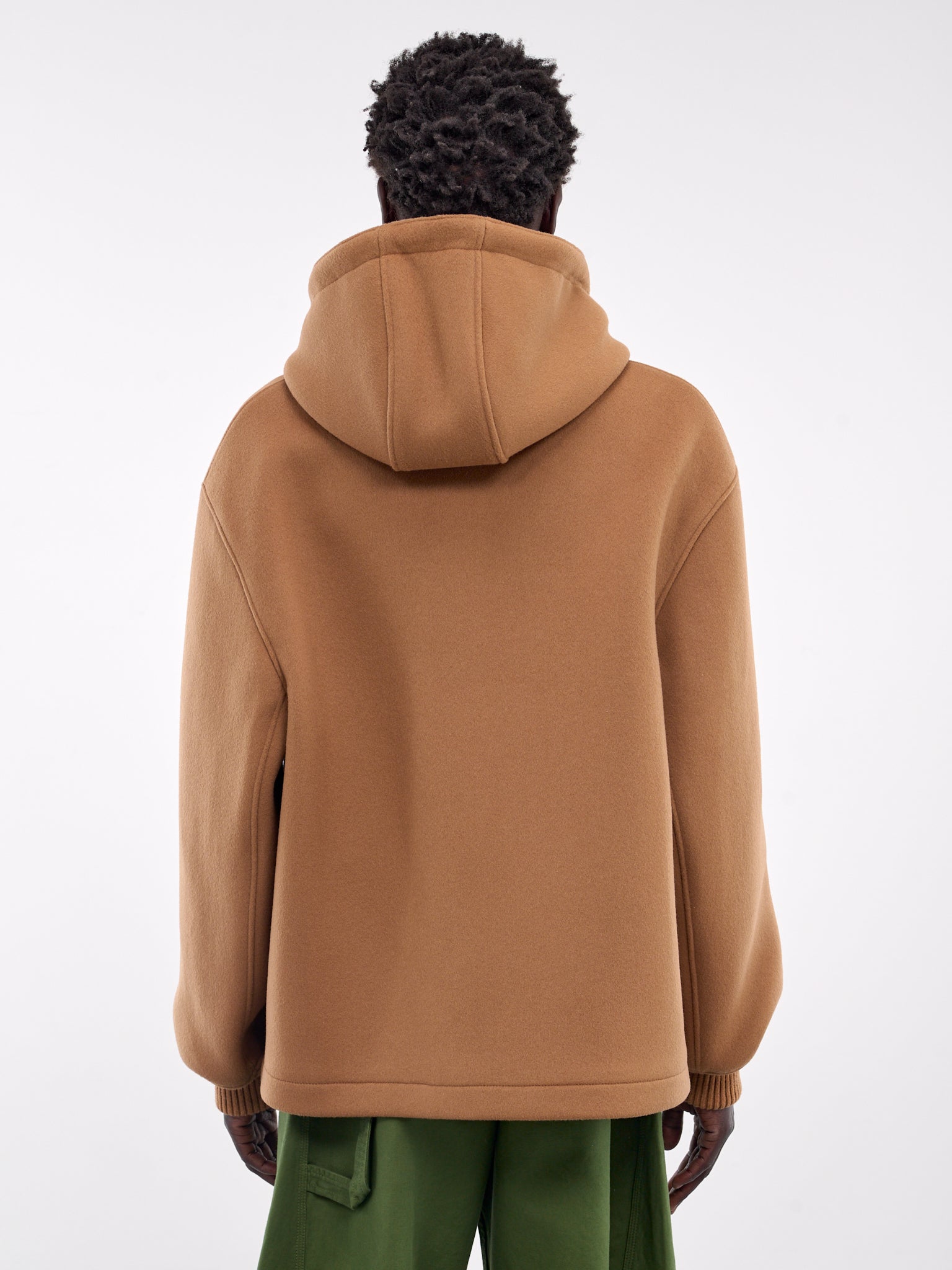 Wool Hooded Jacket (H526Y01WCA-CAMEL)