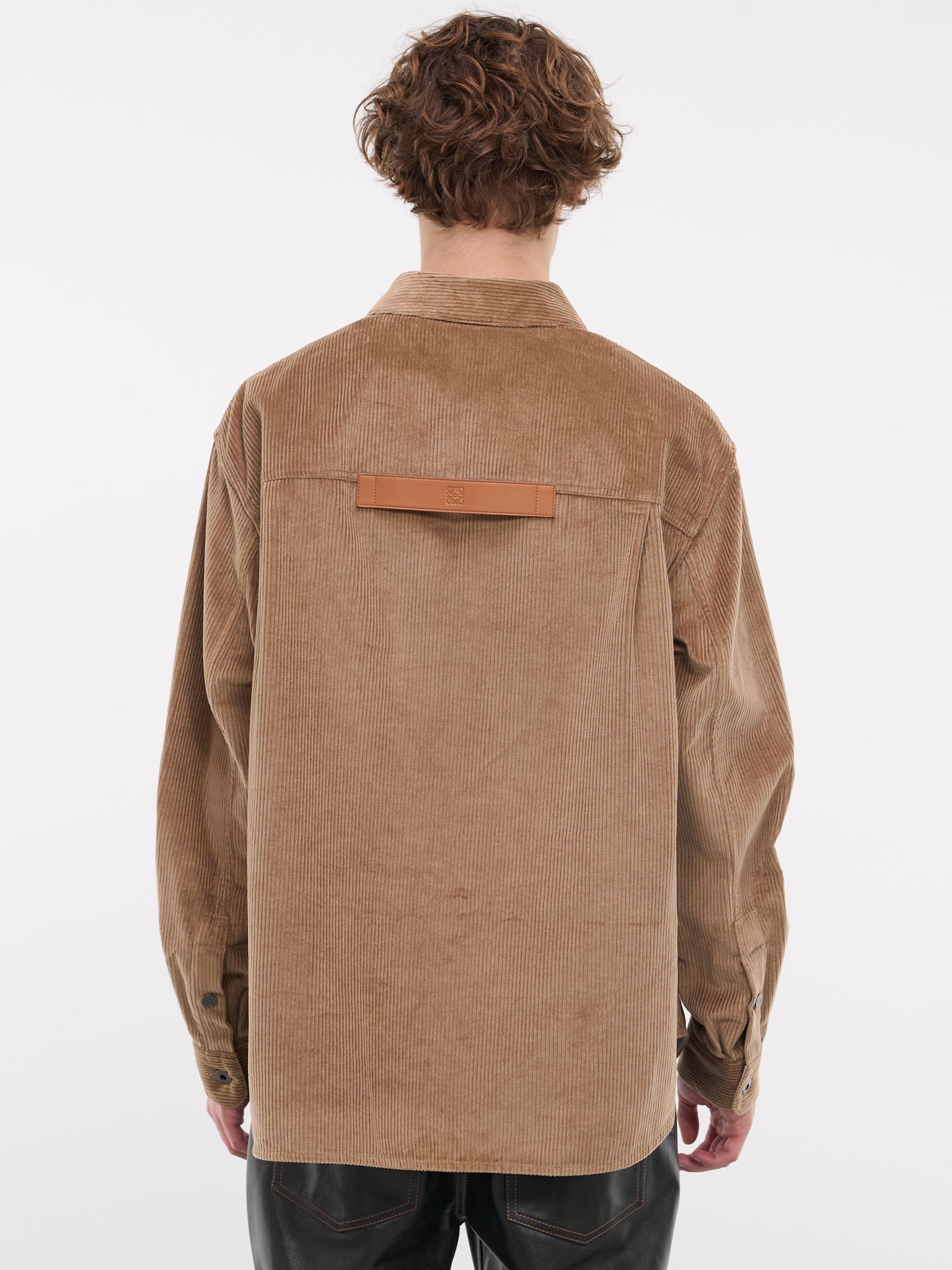 Corduroy Overshirt (H526Y02WA2-3649-LIGHT-CARAMEL)