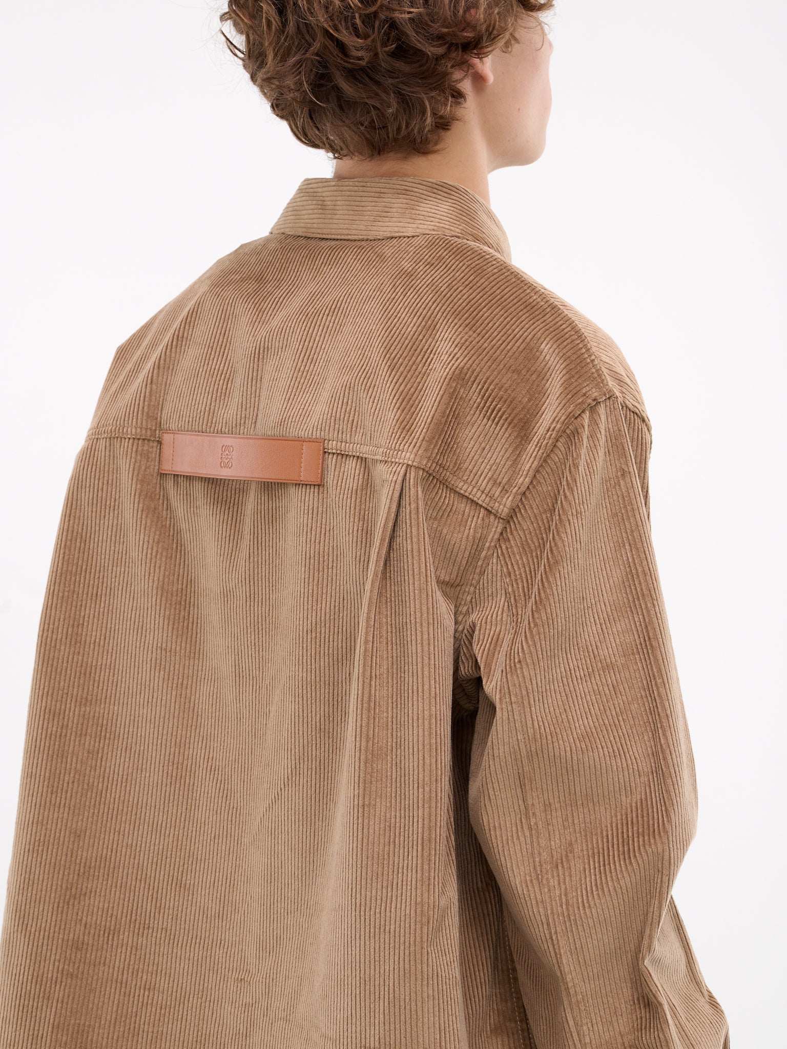 Corduroy Overshirt (H526Y02WA2-3649-LIGHT-CARAMEL)