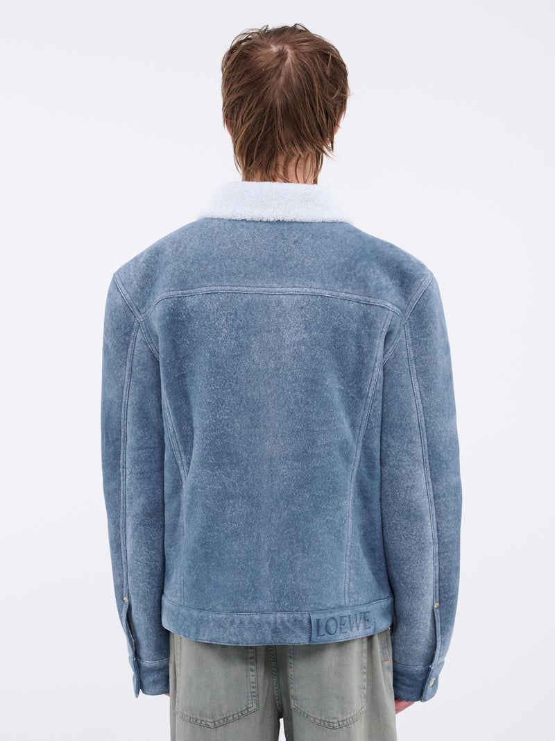 LOEWE Padded Denim Jacket - Indigo Blue