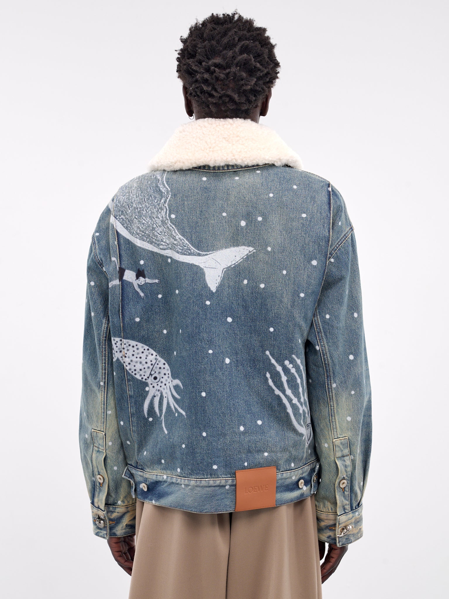 LOEWE Printed Denim Jacket | H. Lorenzo - back