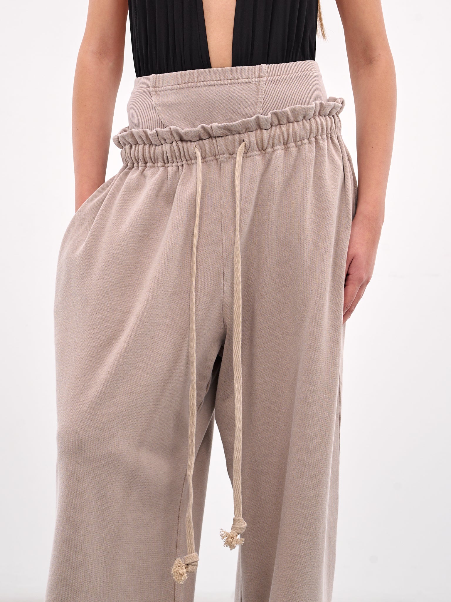 Layered Baggy Sweatpants (HAZS0FTA-FADED-TAUPE)