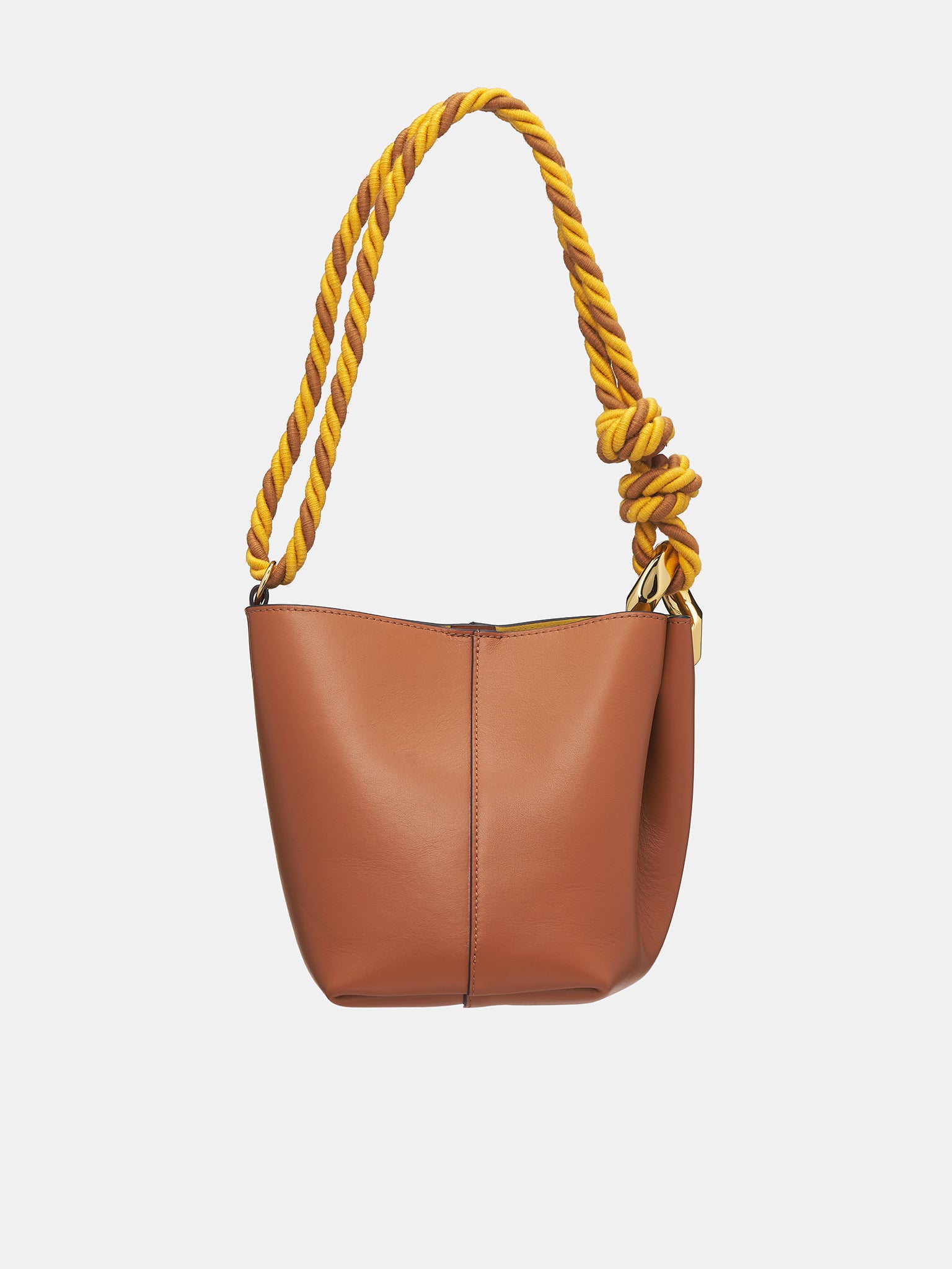 Corner Small Bucket Bag (HB0682-LA0232-PECAN)