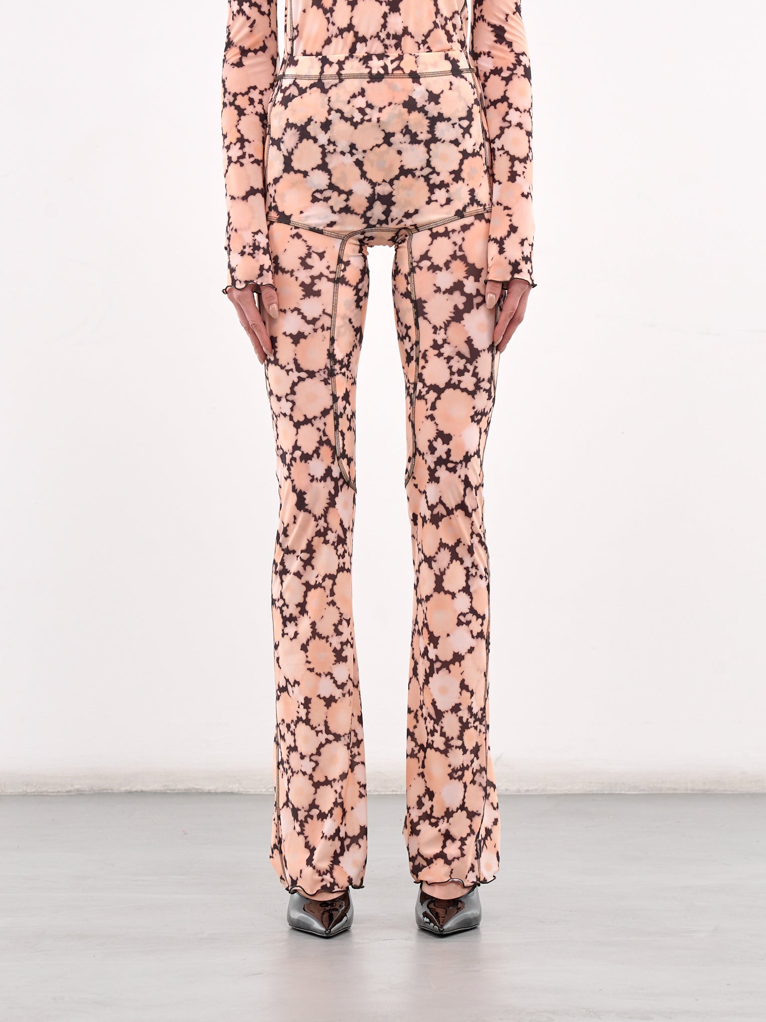 High Waist Printed Leggings (HL0HFL-HAZY-FLORAL)