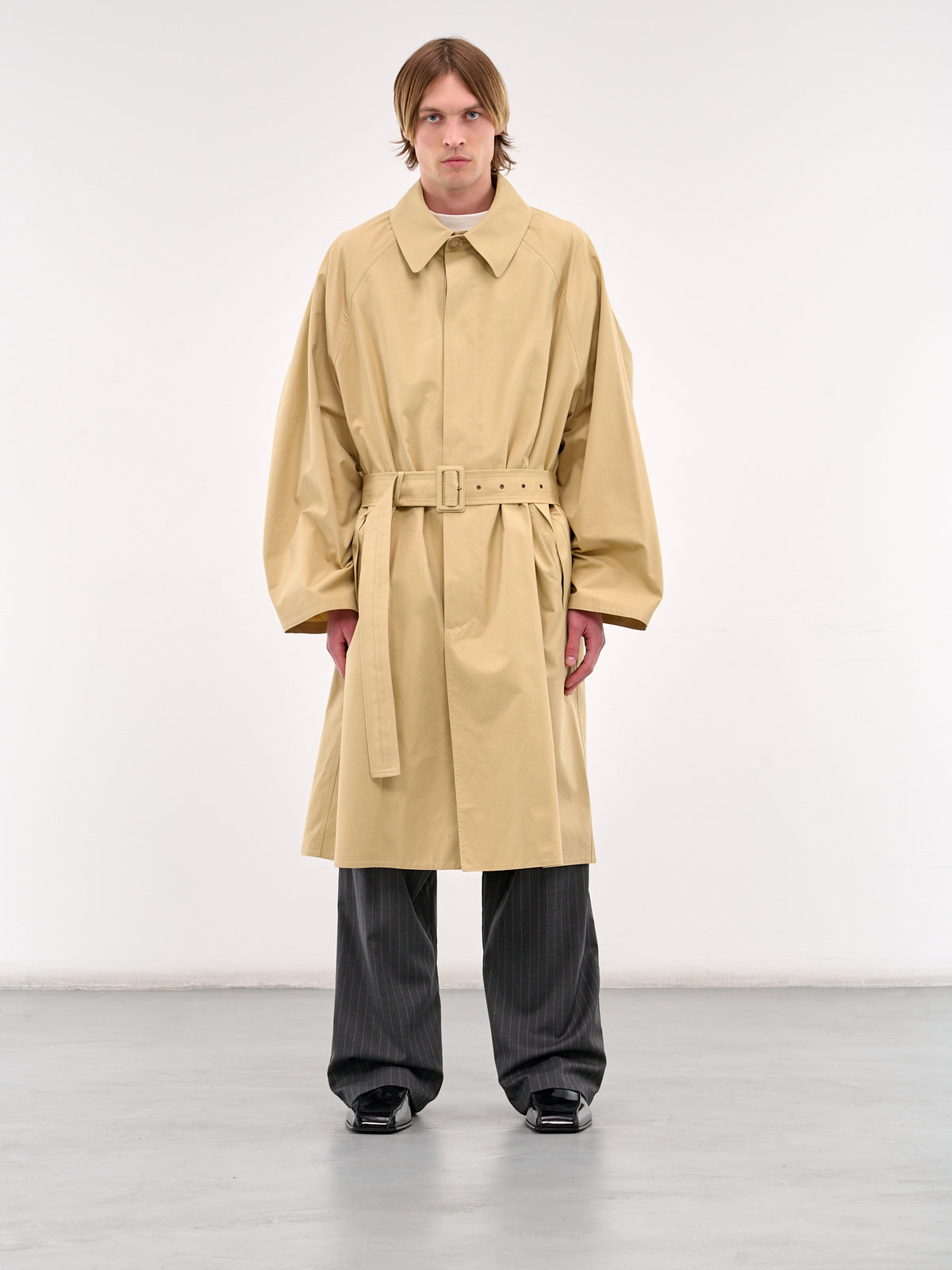 Classic Trench Coat (HMMA10029A-BEIGE-KHAKI)