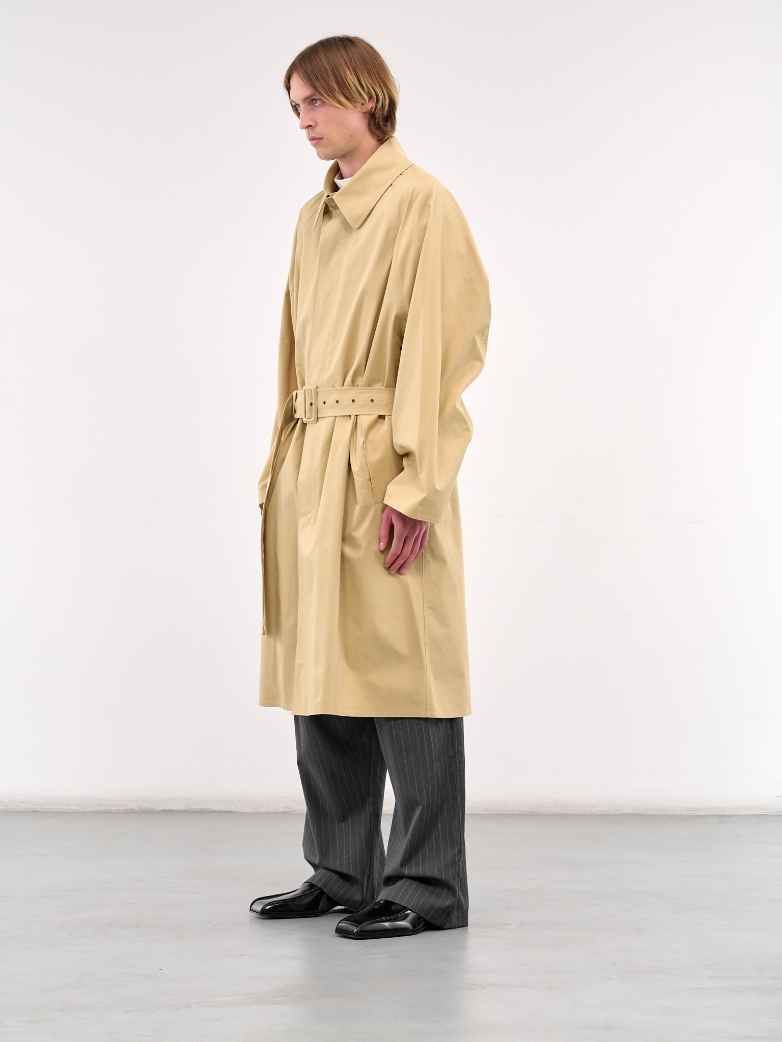 Classic Trench Coat (HMMA10029A-BEIGE-KHAKI)