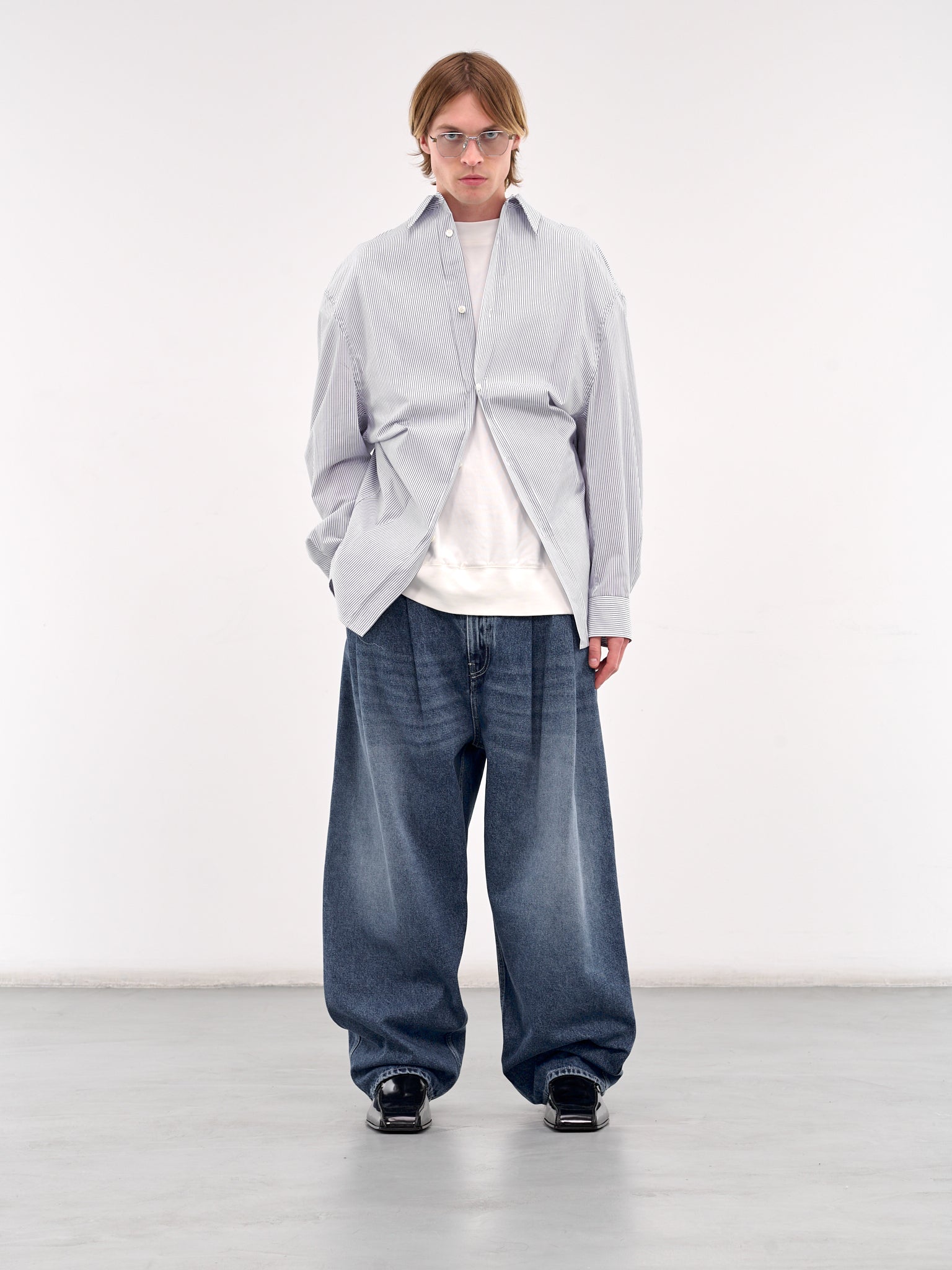 Wide Leg Baggy Jeans (HMMA67021A-LIGHT-PASTEL-BLUE)