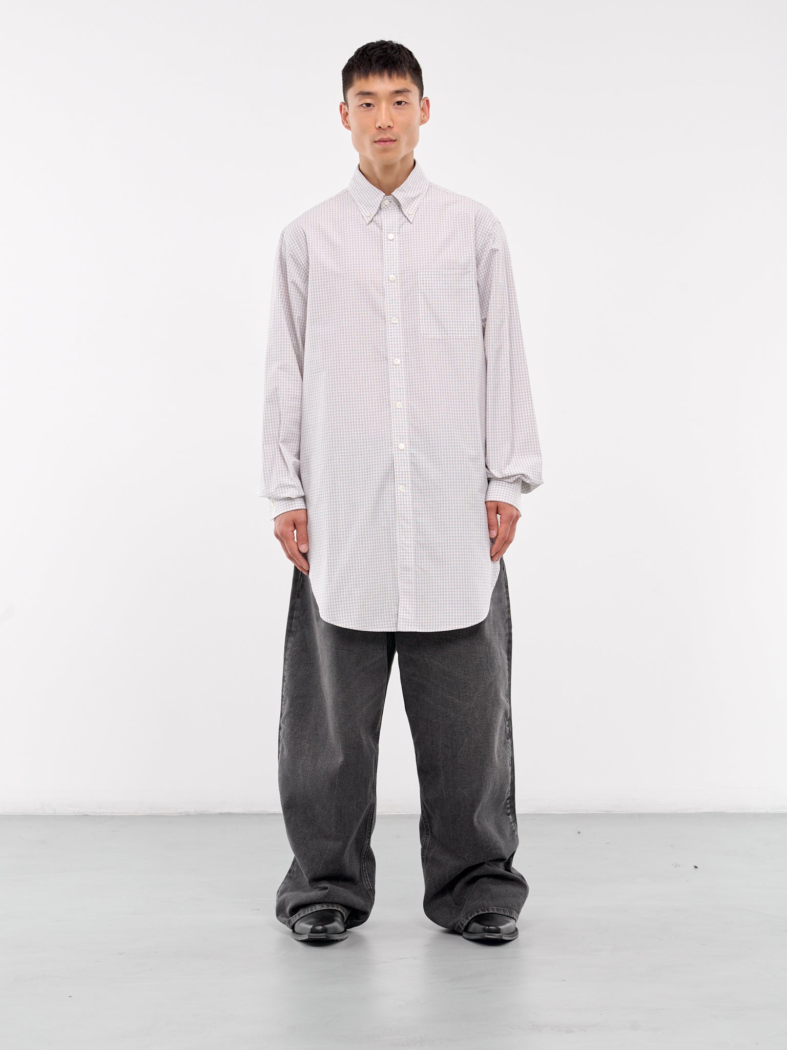 Oversized Classic Shirt (HMMZ60009A-HZ128-NATURAL)