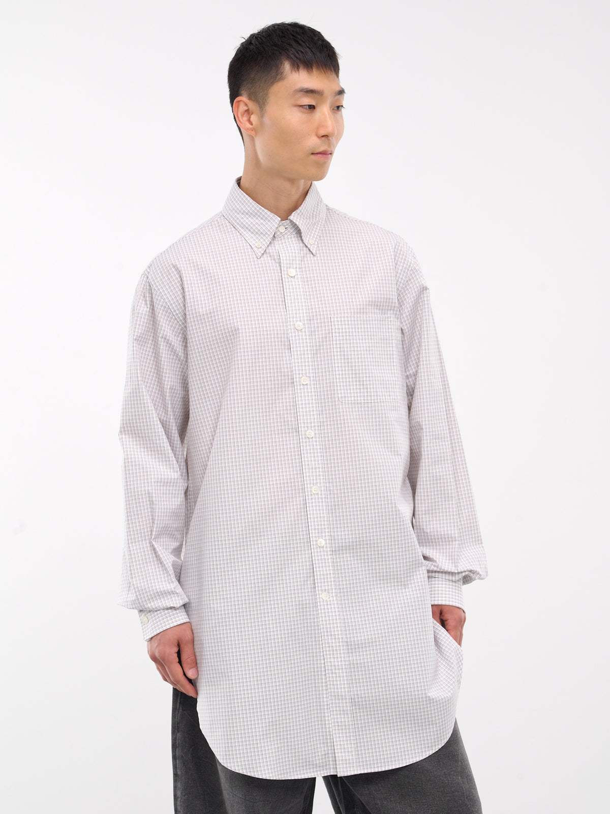 Oversized Classic Shirt (HMMZ60009A-HZ128-NATURAL)