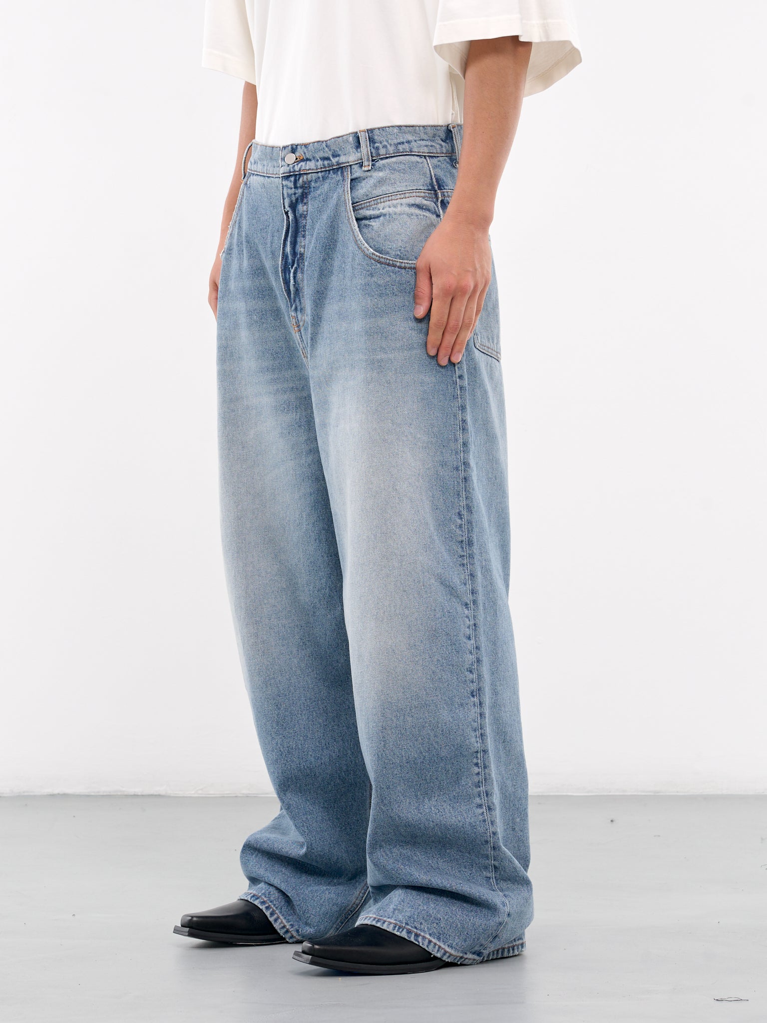 Wide Leg Jeans (HMMZ67001T-HZ139-LIGHT-BLUE)