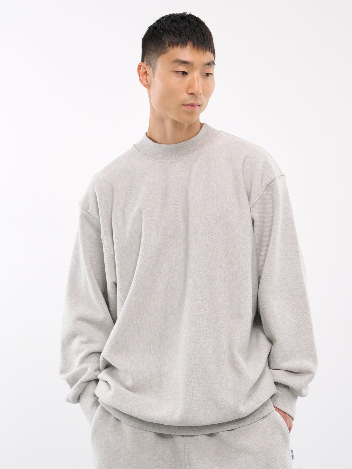 Oversized Crewneck (HMMZ72006T-HZ135-MEDIUM-GREY)