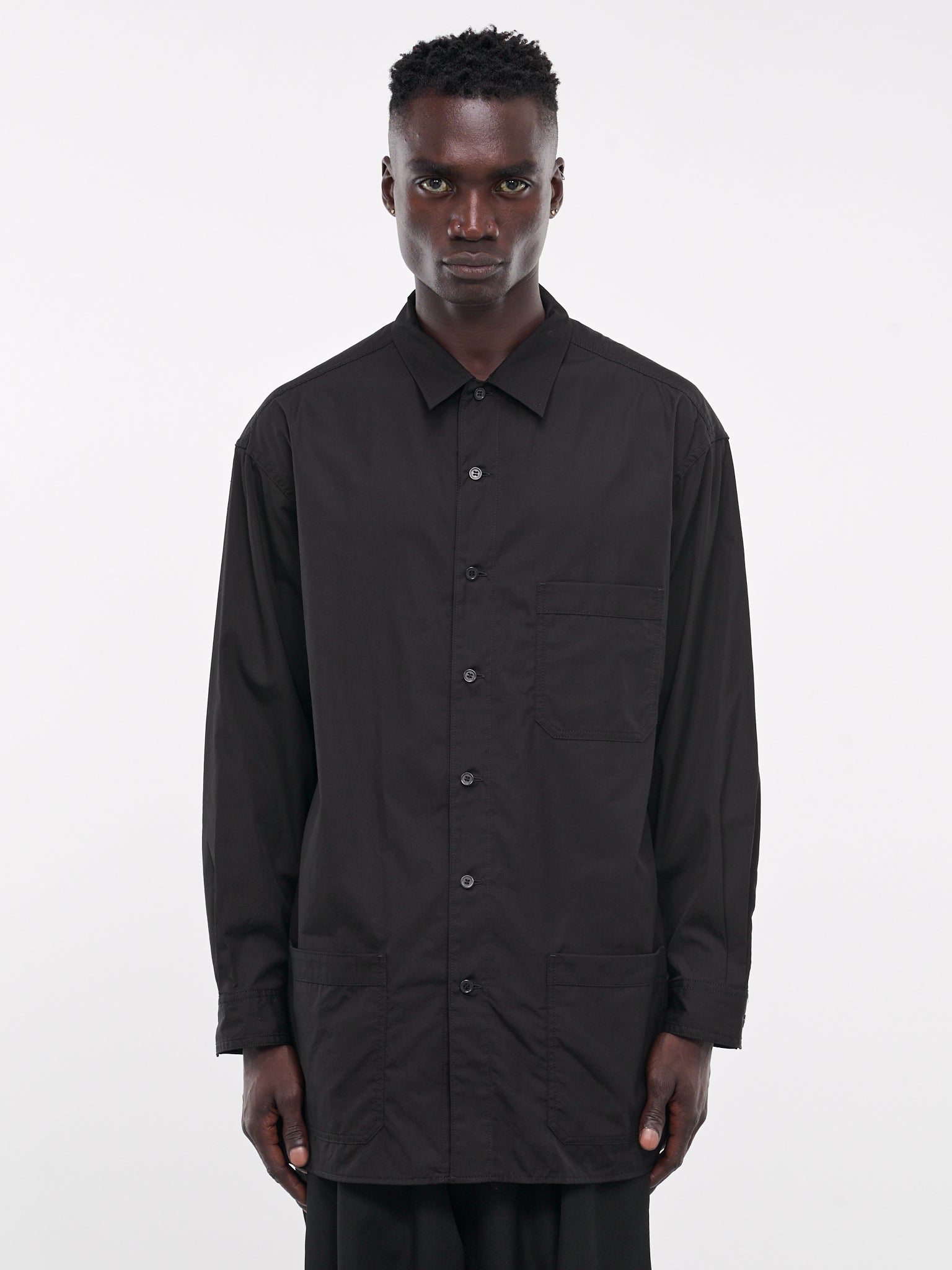 R-Chain Stitch 3-Pocket Shirt (HO-B03-001-2-BLACK)