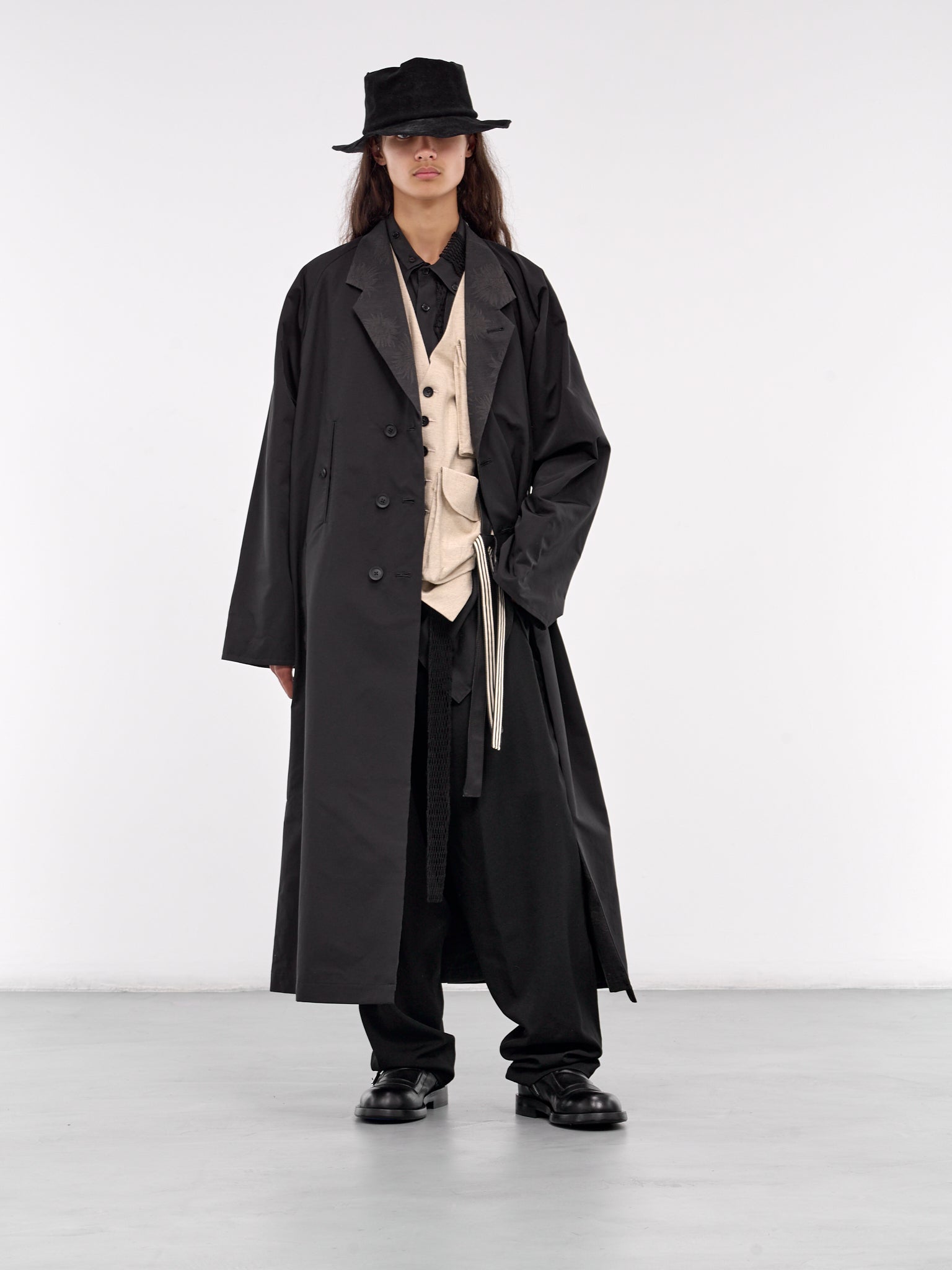 I-Lining Raglan Coat (HO-C18-601-1-BLACK)