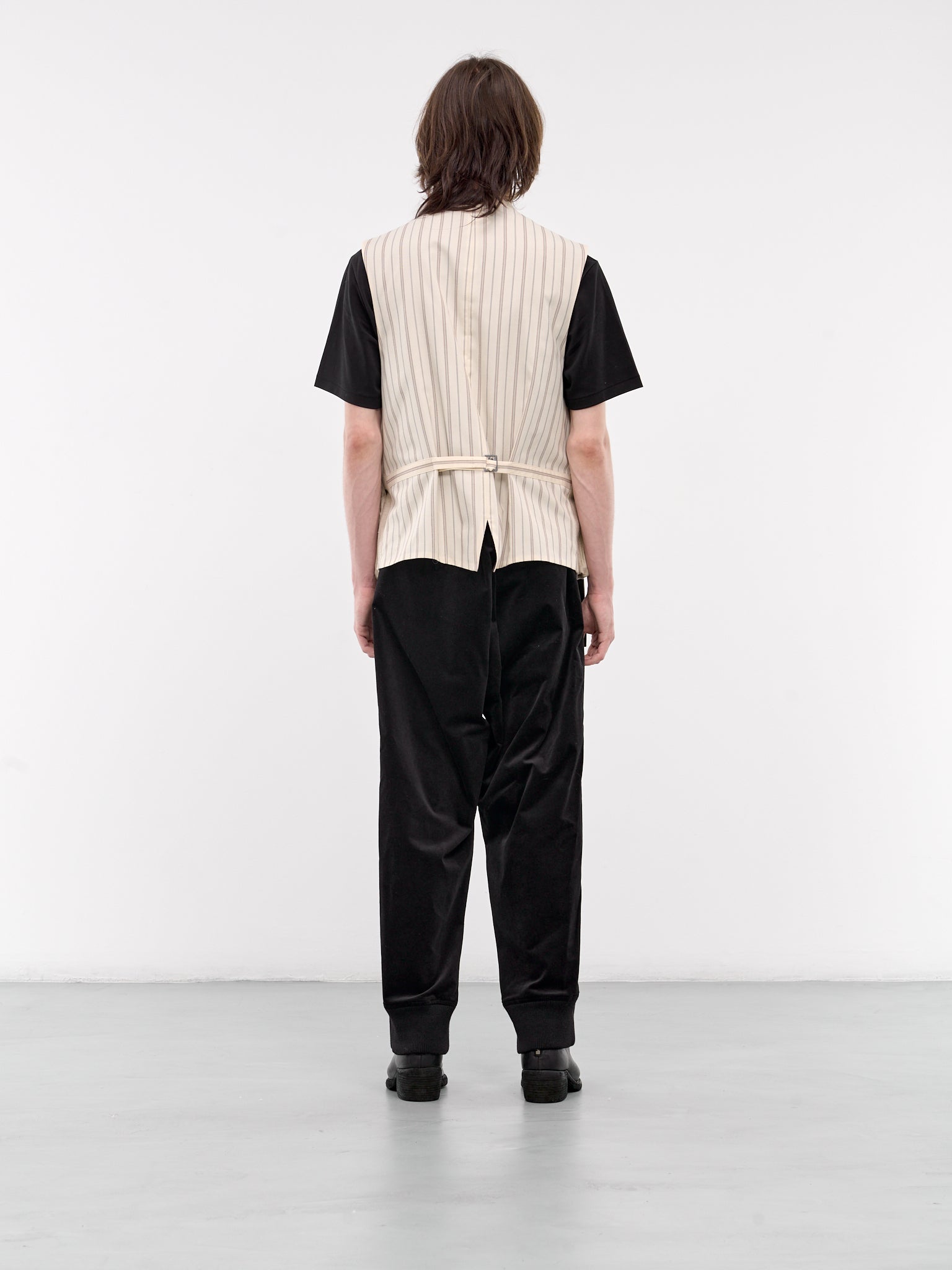 I-Long Belt Vest (HO-V16-044-1-BEIGE)