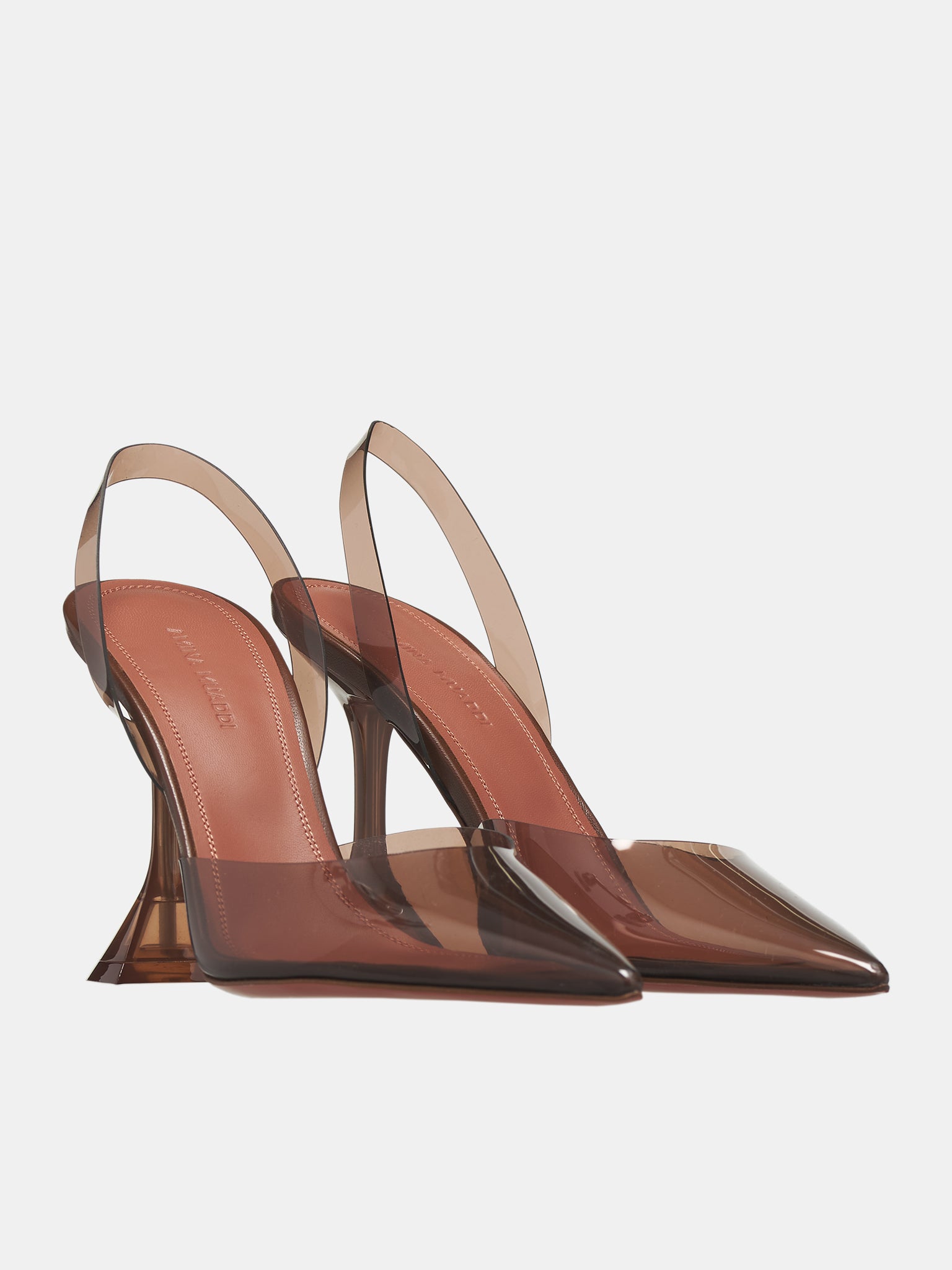 Holli Glass Slingback Heels (HOLLI-MOCHA)