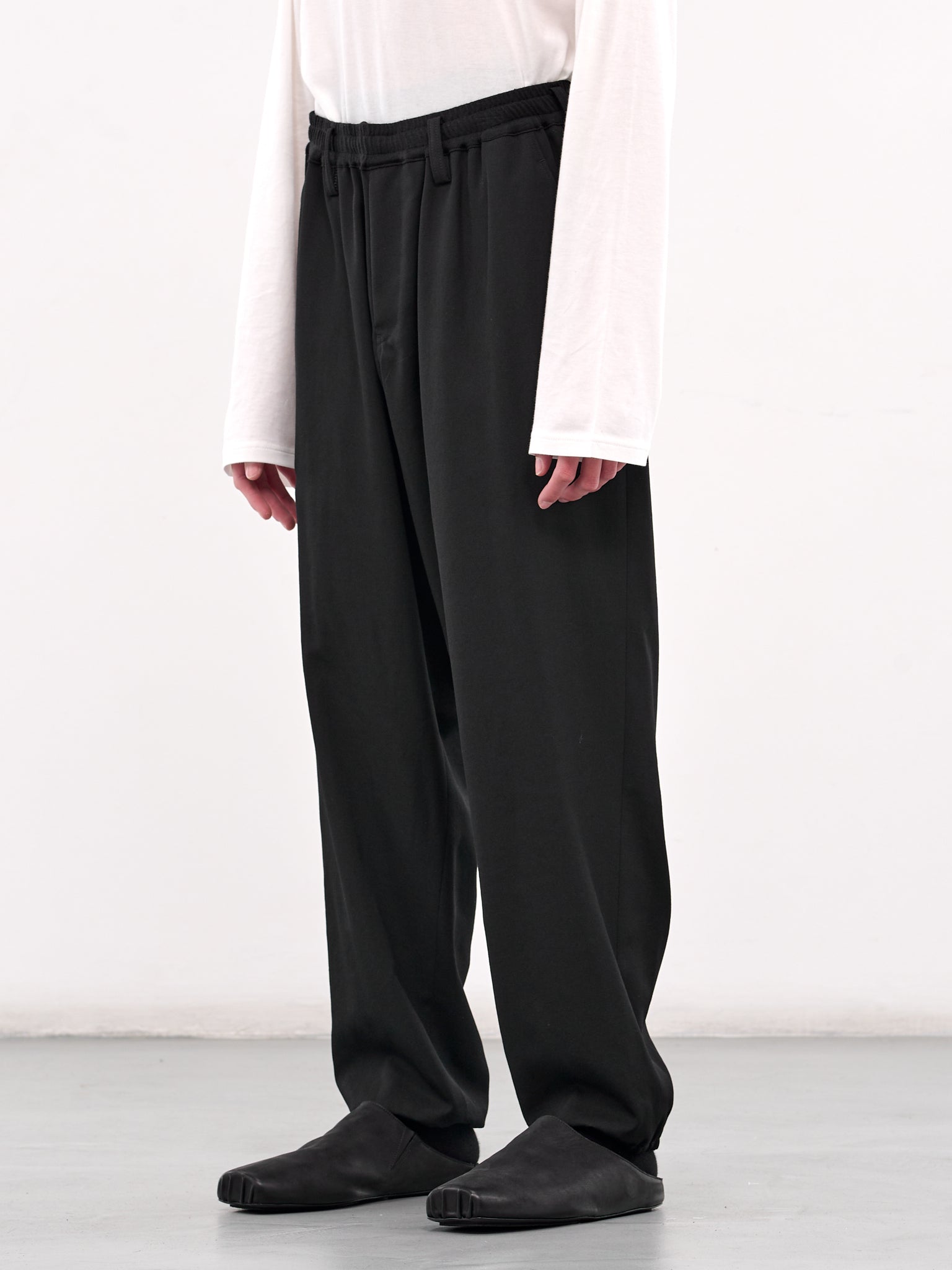 G-W Rib Pocket Trousers (HP-P03-140-1-BLACK)