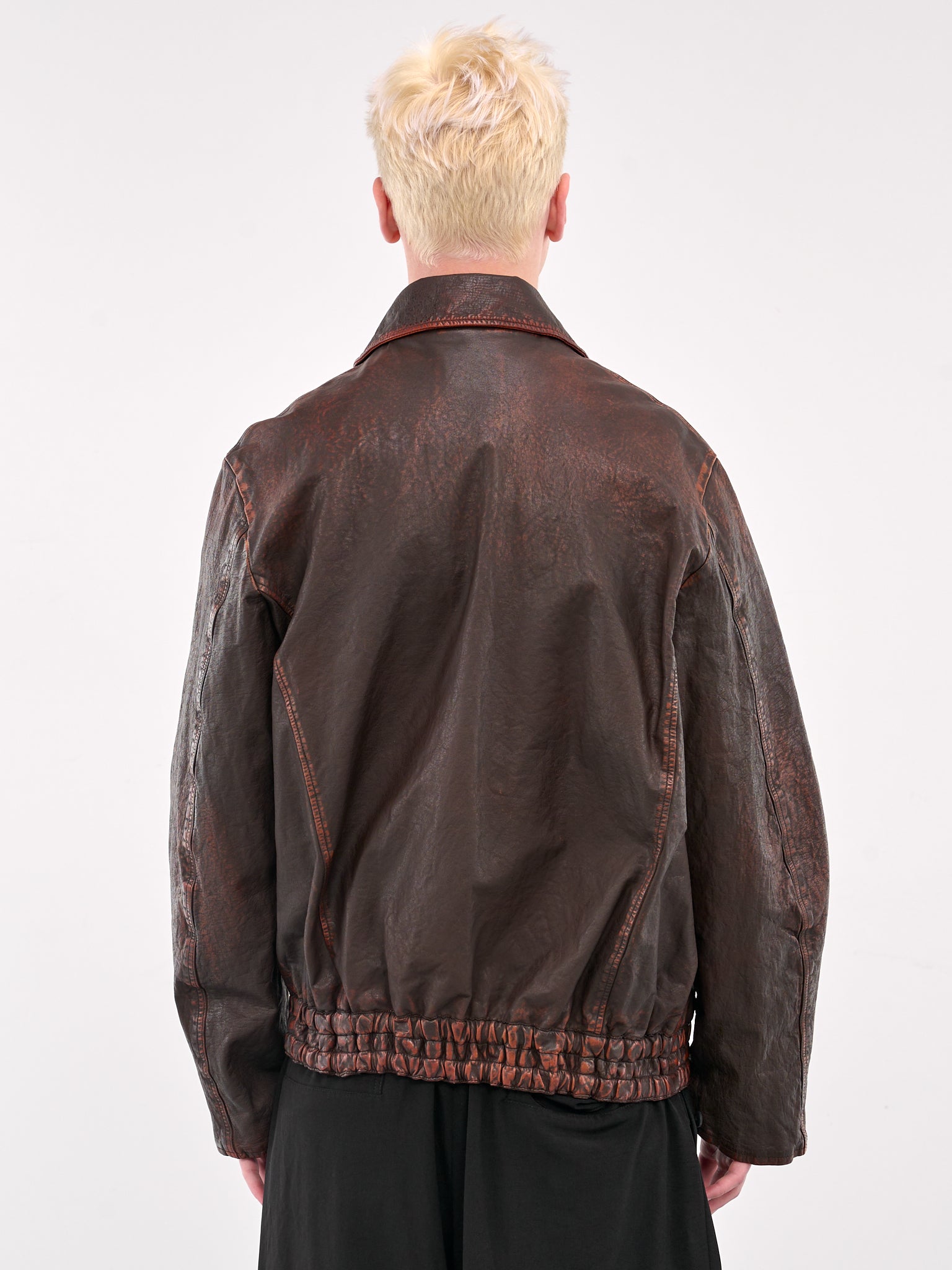 Leather Jacket (HP-Y98-700-DARK-BROWN)