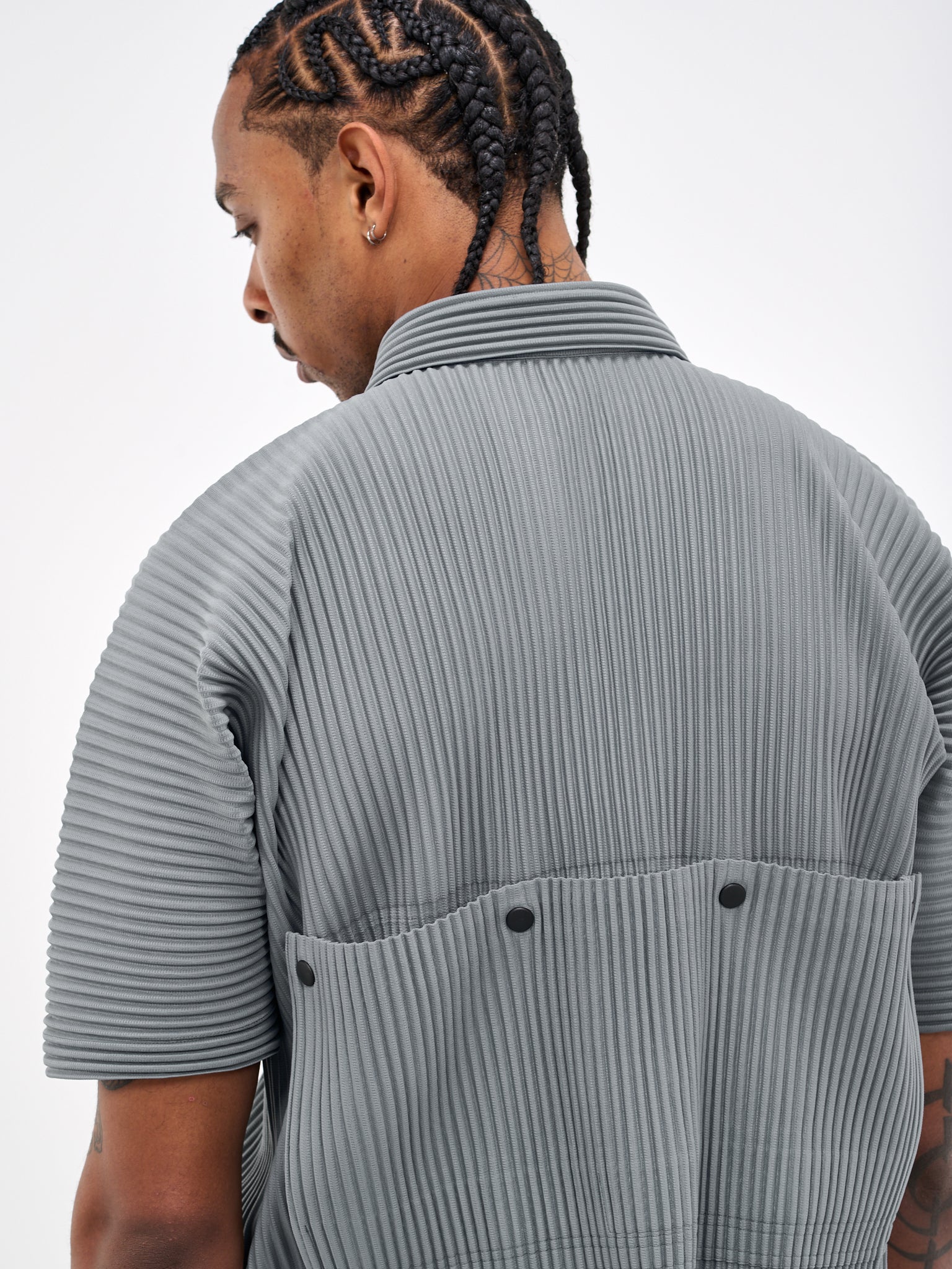 Homme Plissé Issey Miyake camp-collar Pleated Shirt - Farfetch