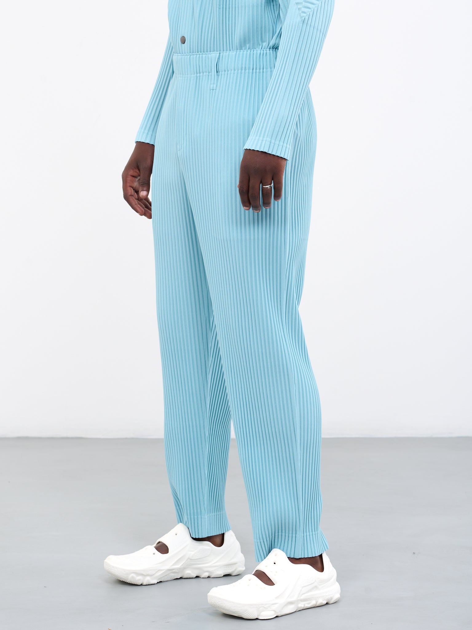 Homme Plissé Issey Miyake Color Pleats Trousers