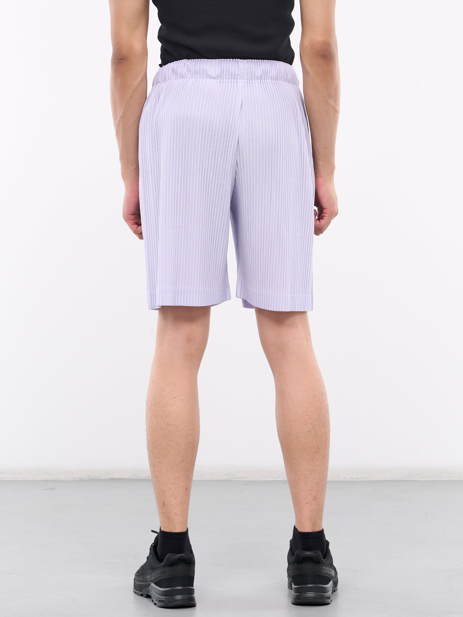 Colorful Pleats Shorts (HP46JF140-80-SOFT-LAVENDER)