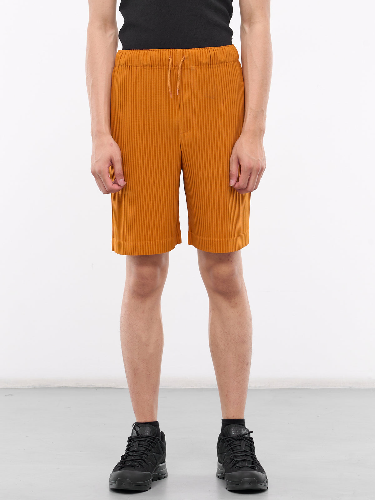 Colorful Pleats Shorts (HP46JF140-FLAME-ORANGE)