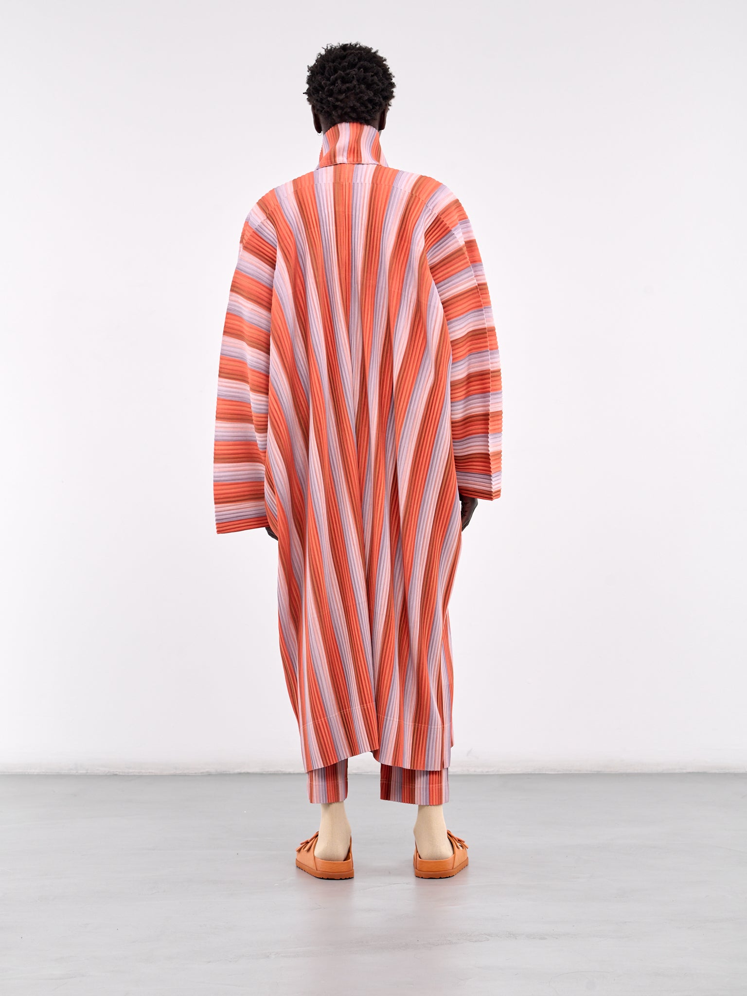 RB Stripes Coat (HP48JA365-32-ORANGE)