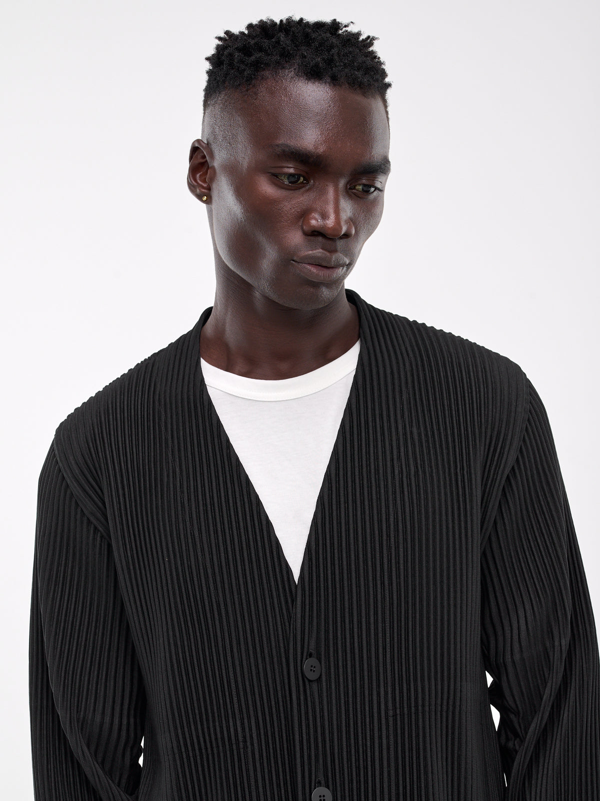 Tailored Pleats 1 Jacket (HP48JD151-15-BLACK)