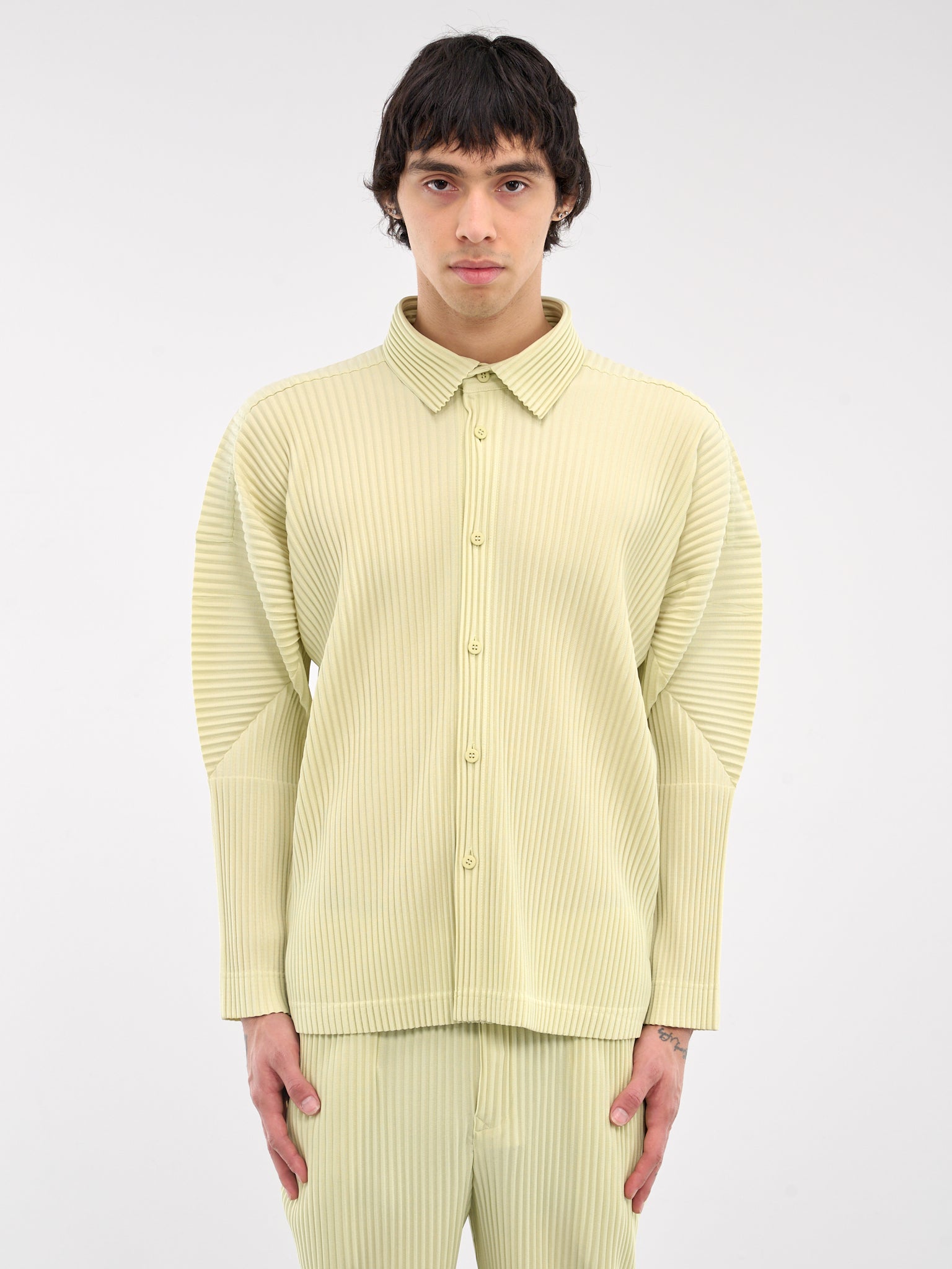 Monthly Color November Shirt (HP48JJ123-61-OLIVE-SOUR-GREEN)