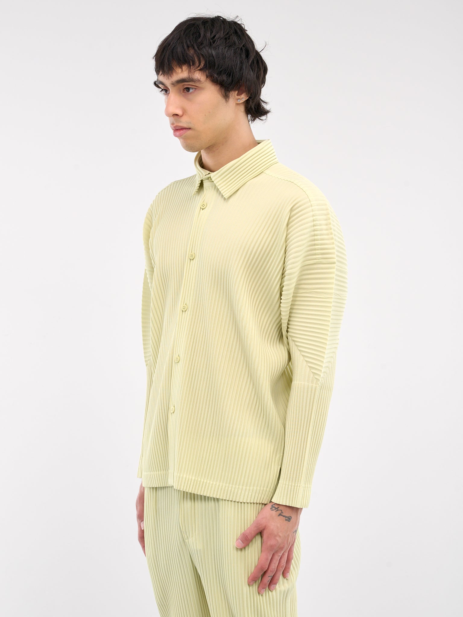 Monthly Color November Shirt (HP48JJ123-61-OLIVE-SOUR-GREEN)