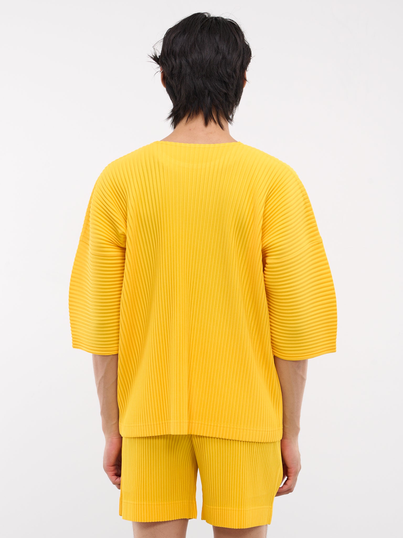 MC July Pleated Tee (HP48JK103-52-YELLOW)