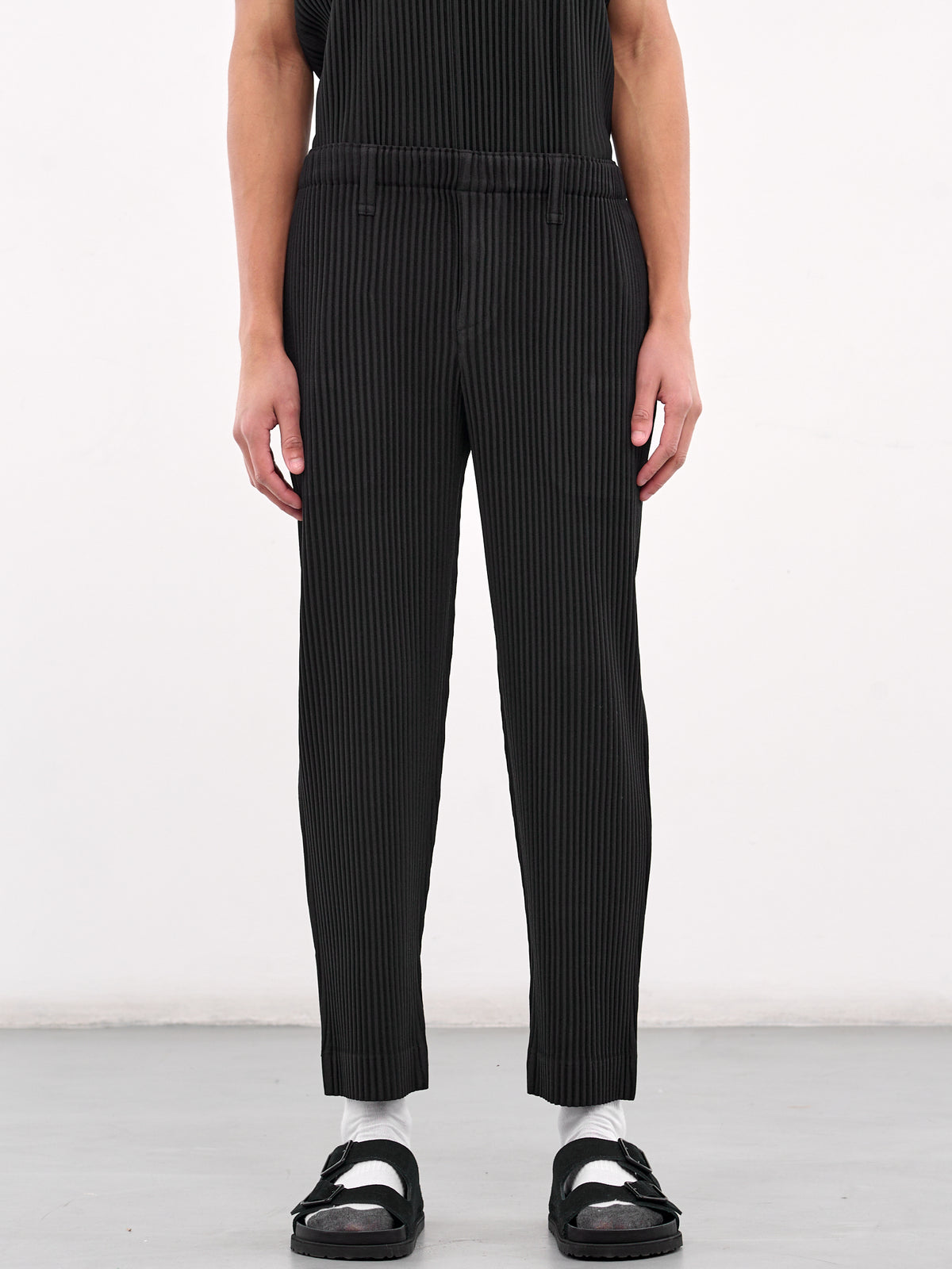 Wool Like Trousers (HP56FF251-15-BLACK)