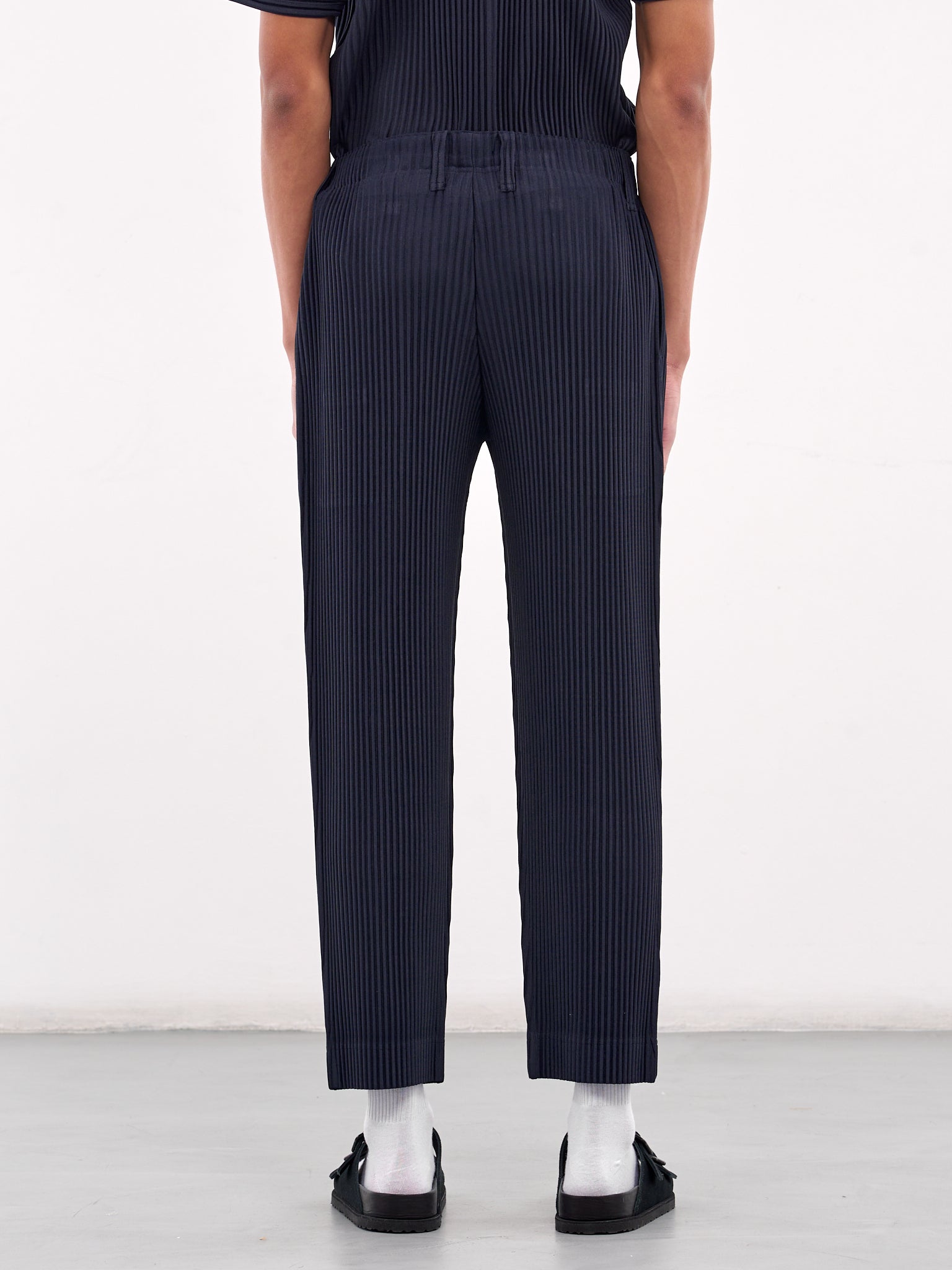 Basic Pleated Trousers (HP56JF550-75-NAVY)