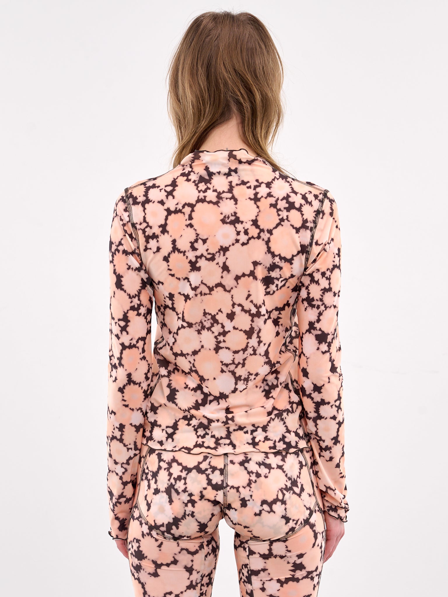 Printed Long Sleeve Top (HT0HFL-HAZY-FLORAL)