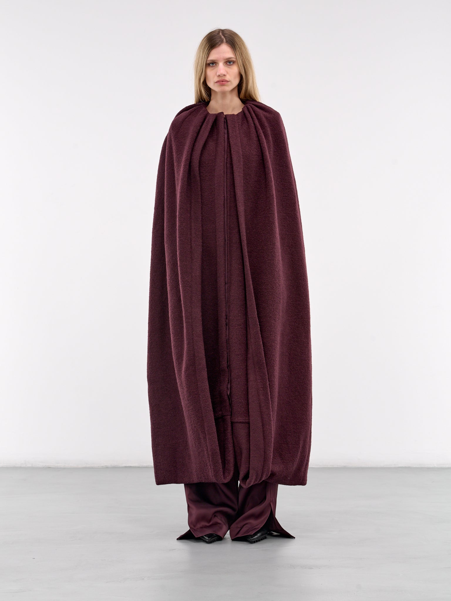 Draped Cape (J03AA0182-J20230-PLUM)