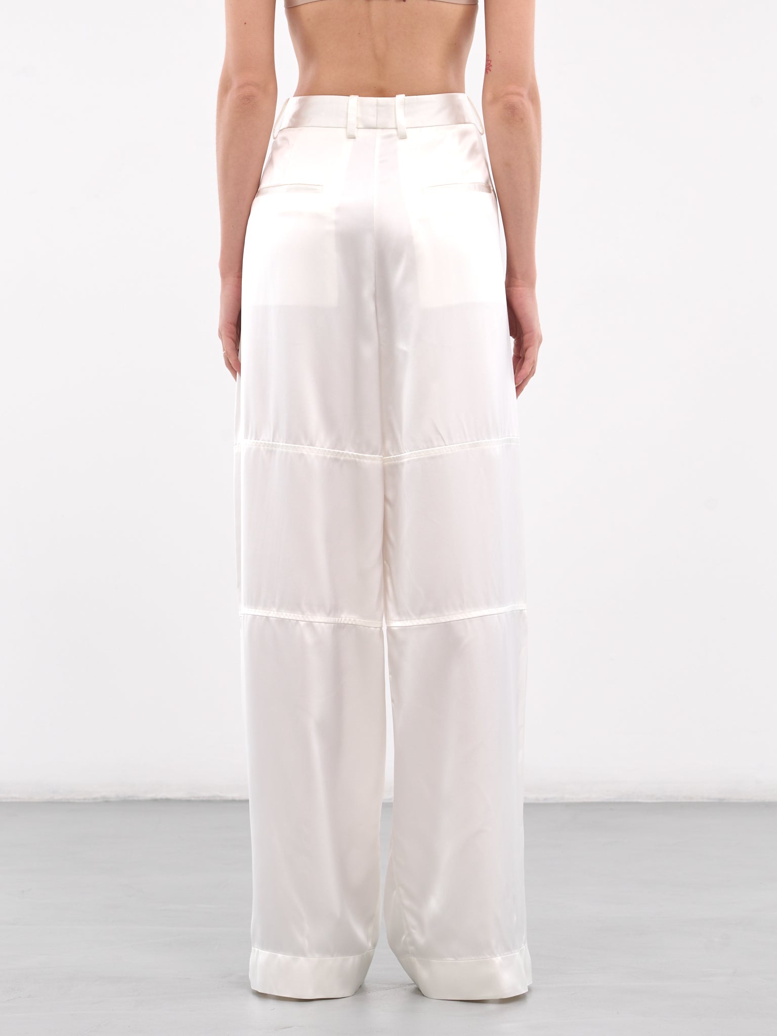 High Waisted Trousers (J03KA0270-J65246-OFF-WHITE)