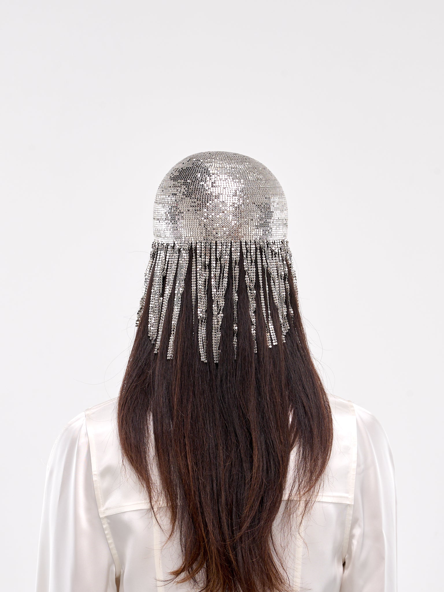 Fitted Fringe Cap (J03TC0107-J40091-SILVER)