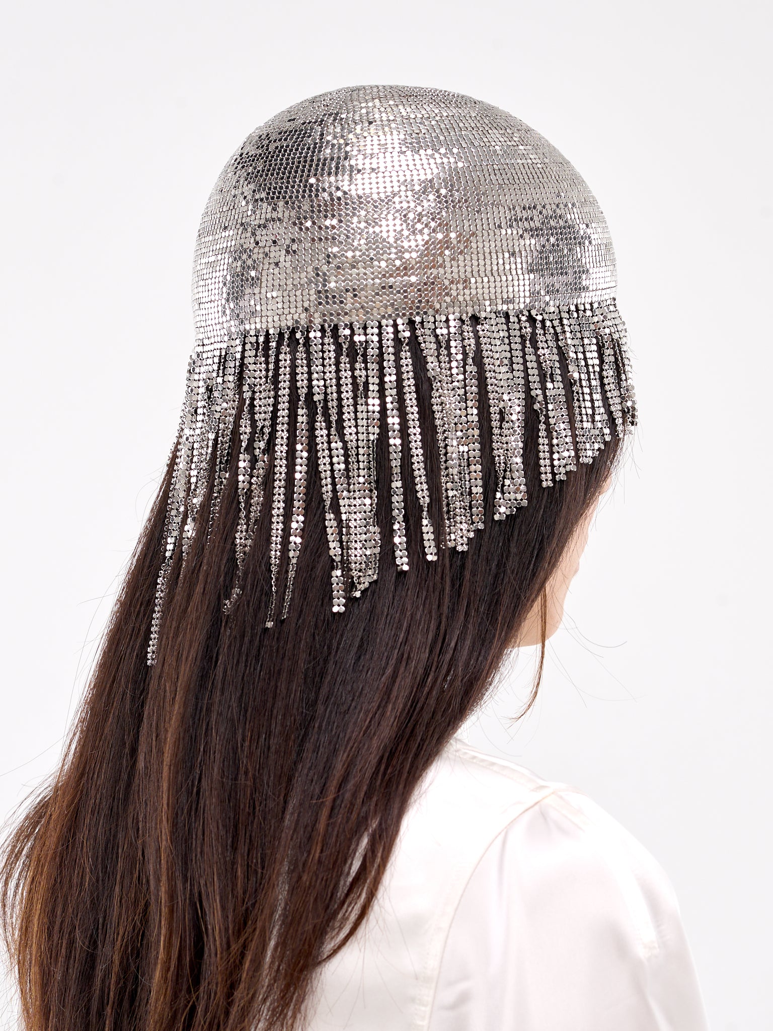 Fitted Fringe Cap (J03TC0107-J40091-SILVER)