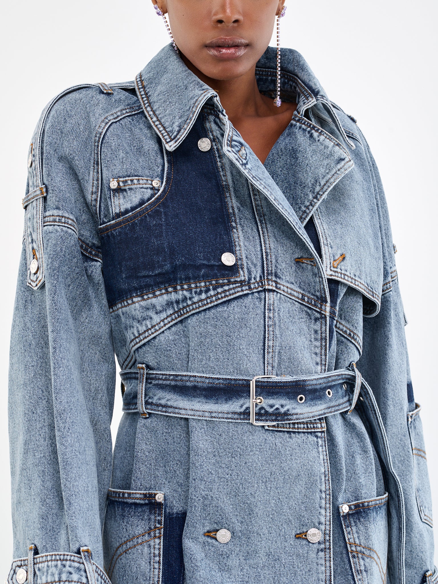 Cotton on Women - The Oversized Denim Jacket - Offshore Blue