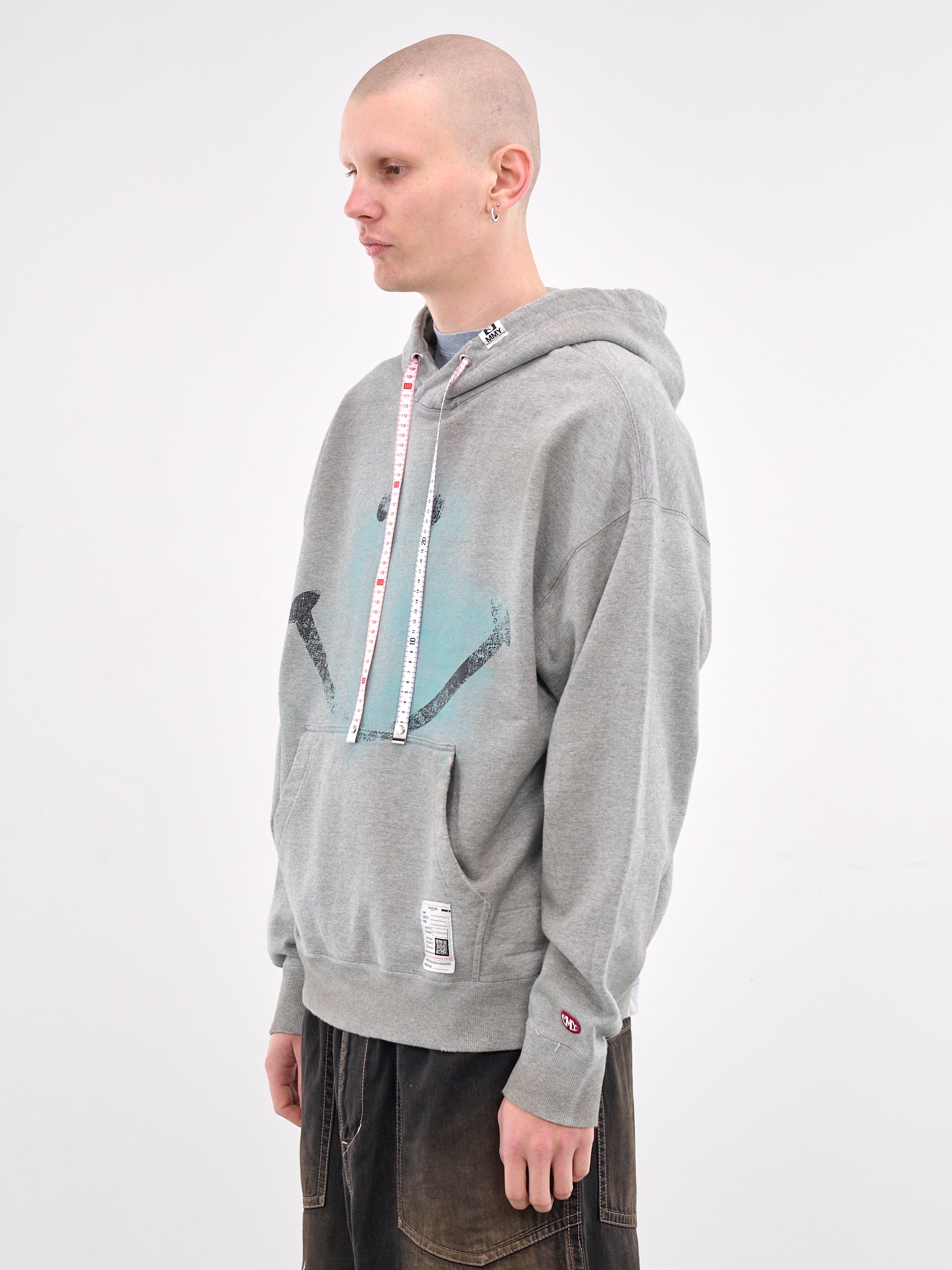 Measuring Tape Hoodie (J14HD731-GRAY)