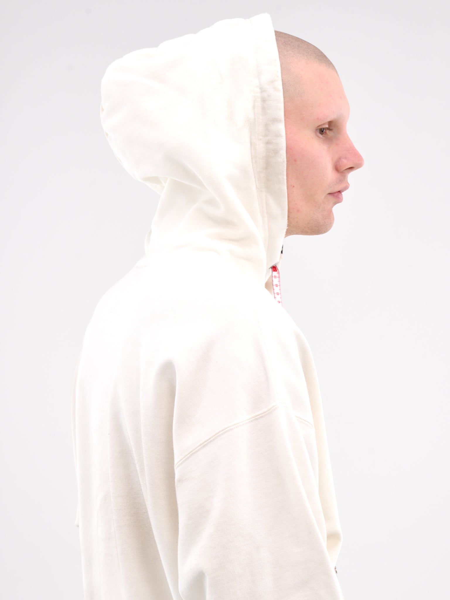 Measuring Tape Hoodie (J14HD731-WHITE)