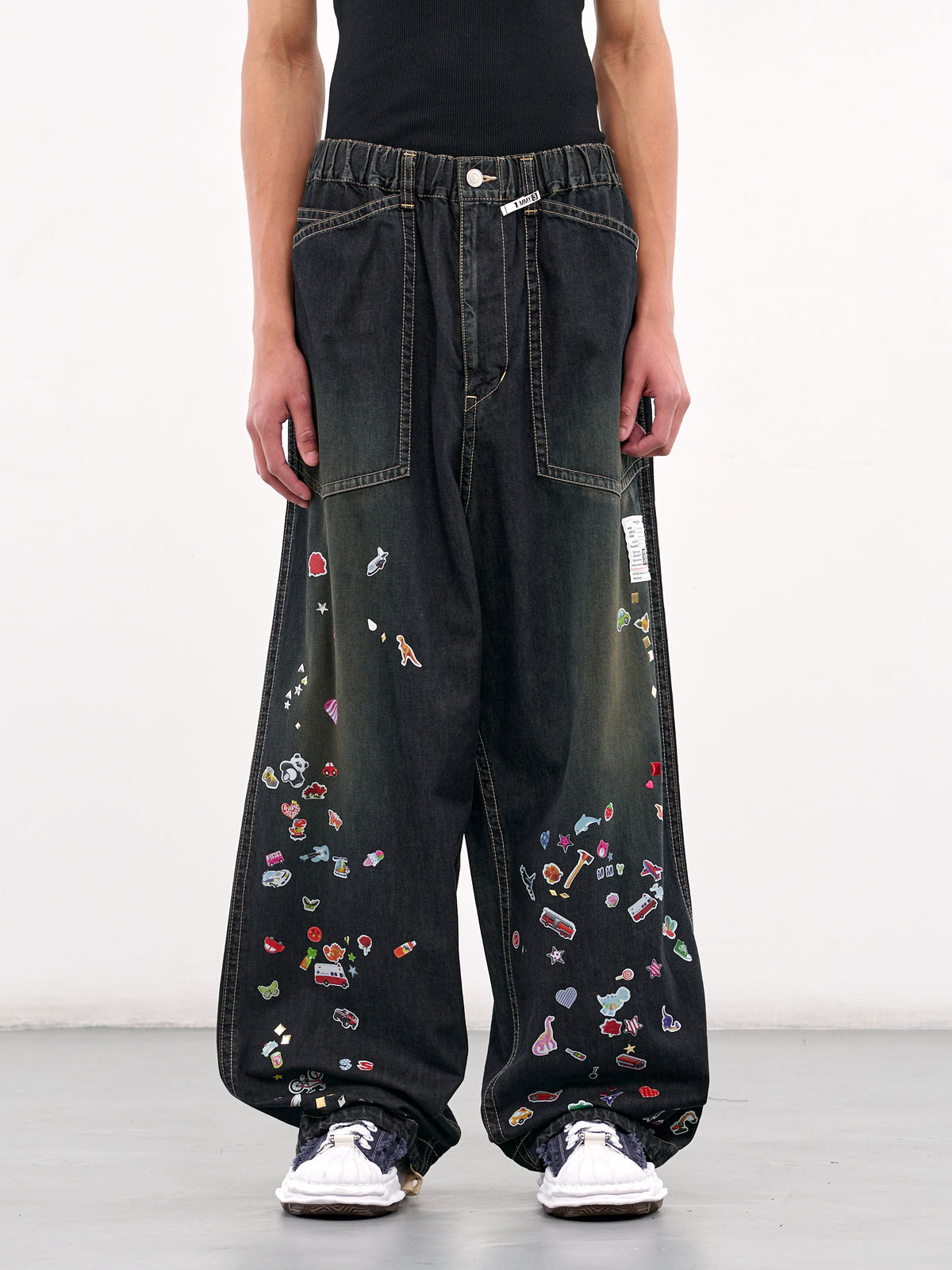 Baggy Graphic Jeans (J14PT124-INDIGO)