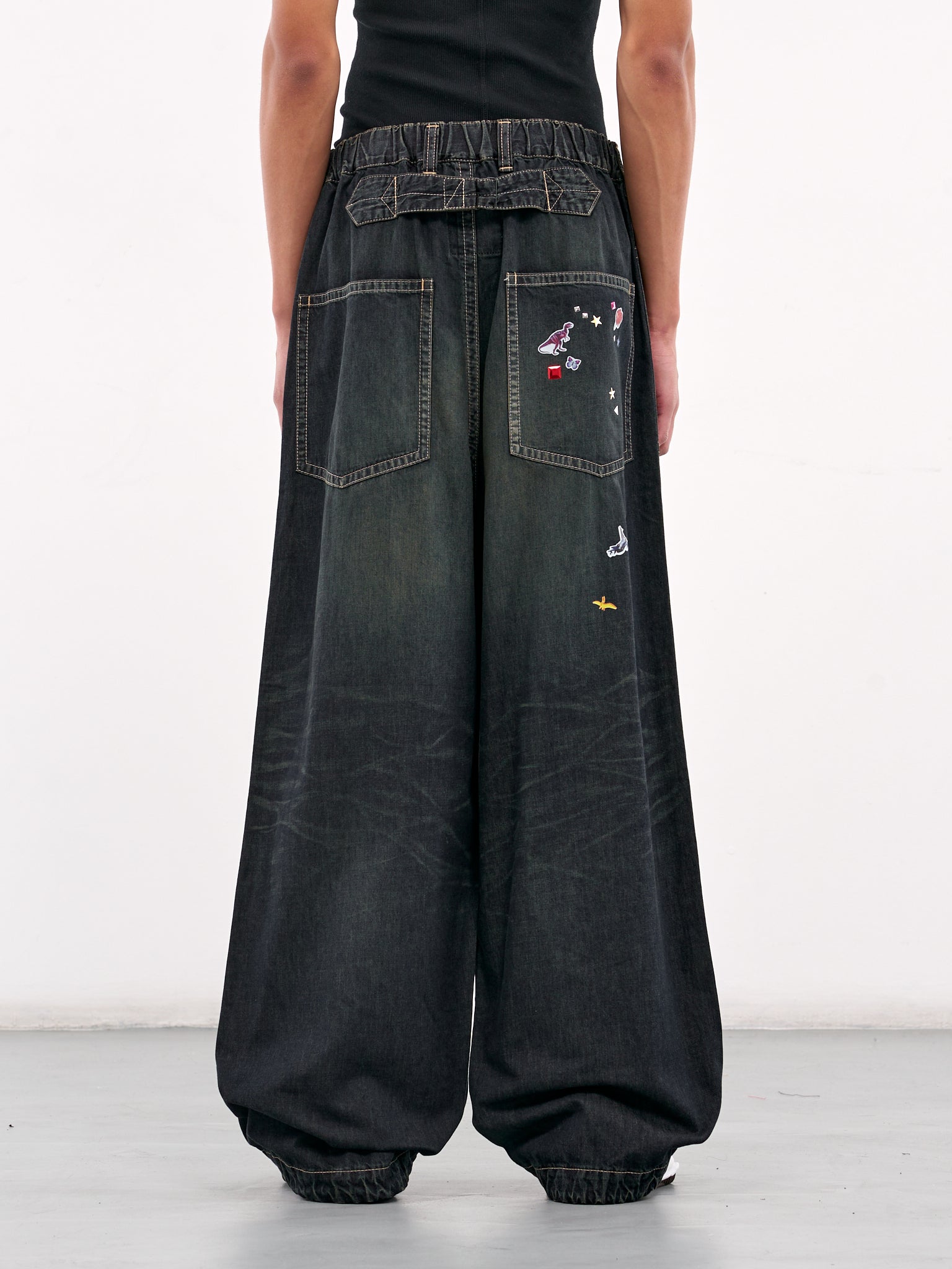 Baggy Graphic Jeans (J14PT124-INDIGO)