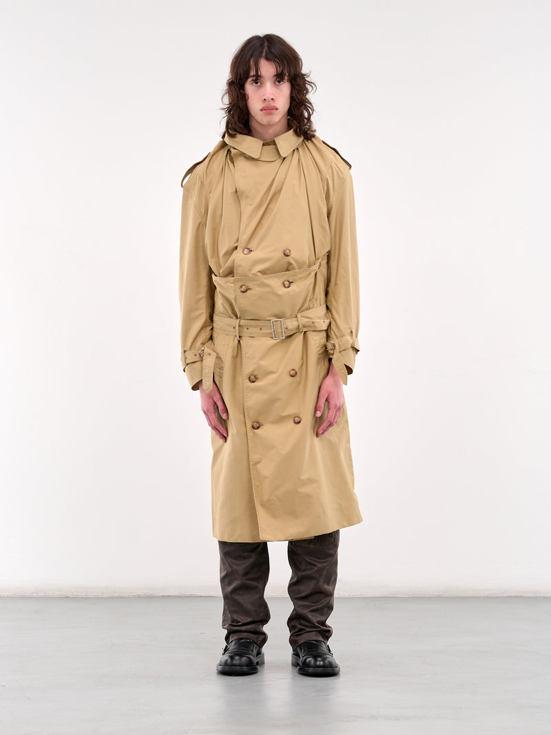 Corset Trench Coat (J15-BEIGE)