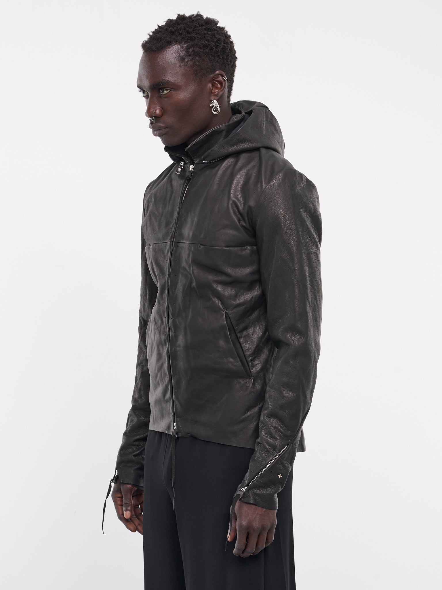 Detachable Hood 4-Pocket Jacket (J214DZHZ-SY1-0-BLACK)