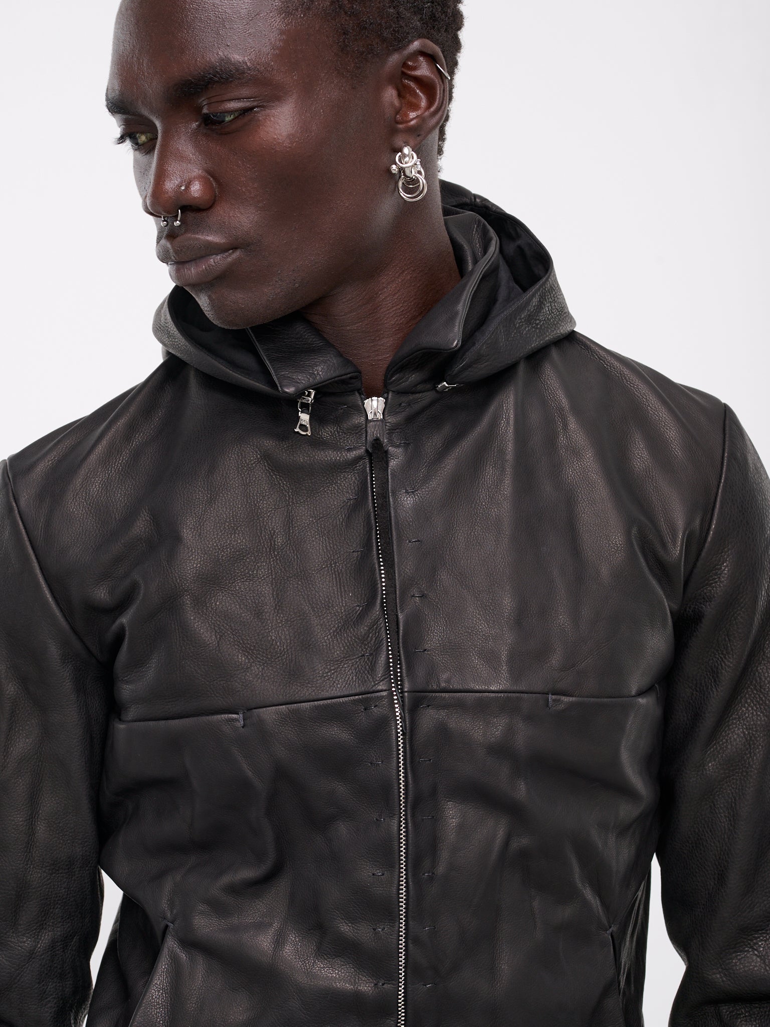 Detachable Hood 4-Pocket Jacket (J214DZHZ-SY1-0-BLACK)