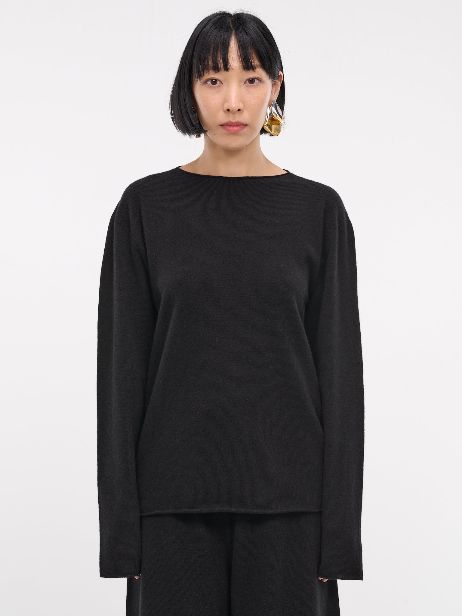 Long Sleeve Jumper (J40GP0003-J13204-BLACK)