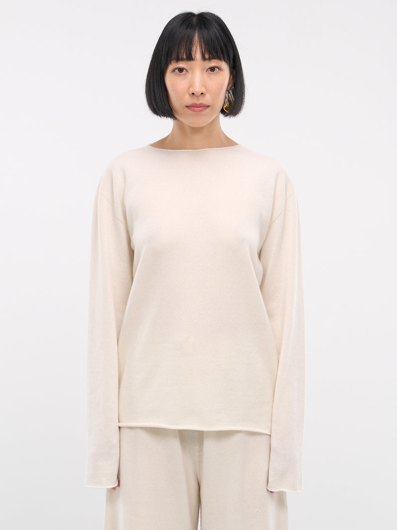 Long Sleeve Jumper (J40GP0003-J13204-OFF-WHITE)