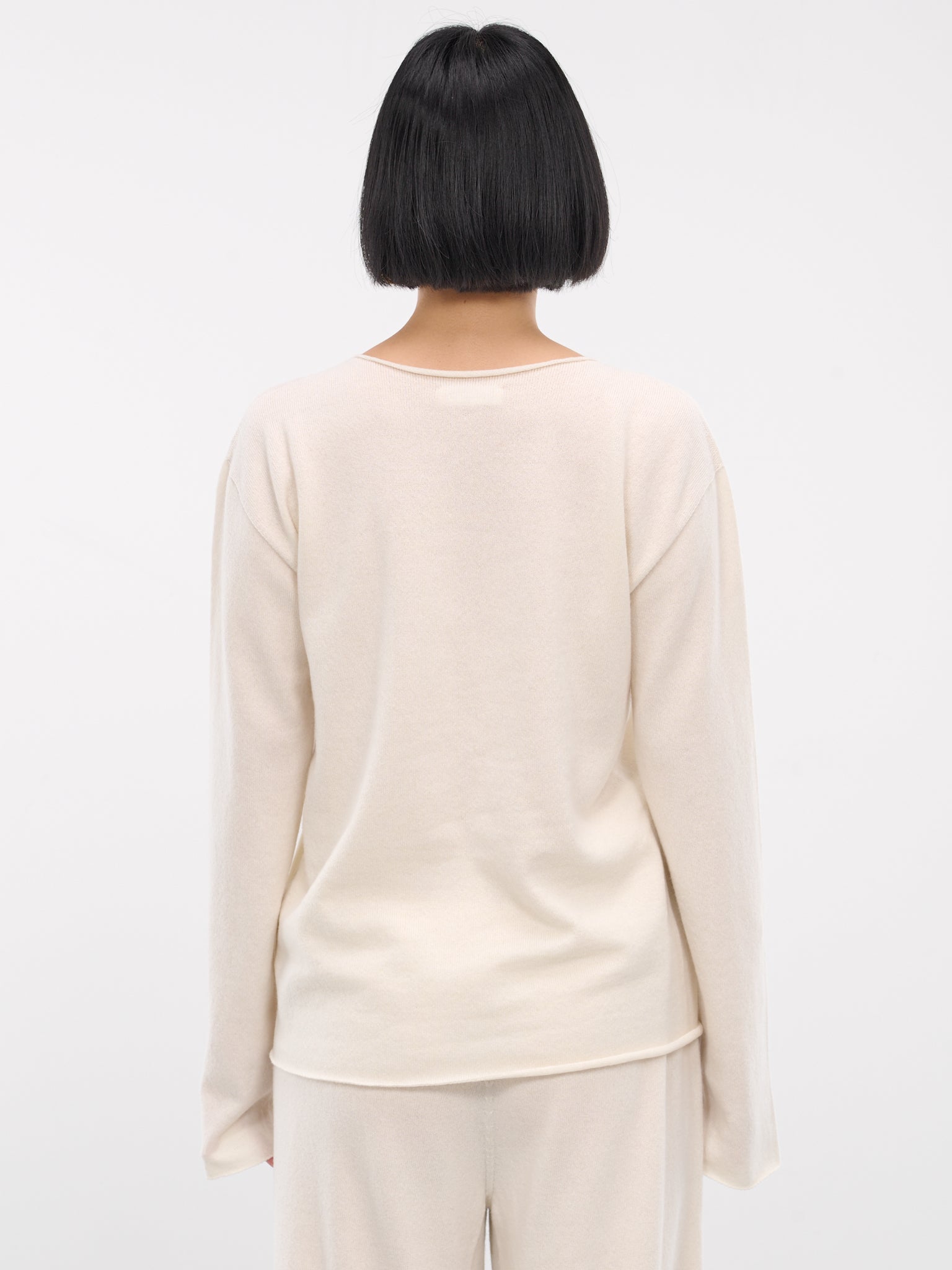 Long Sleeve Jumper (J40GP0003-J13204-OFF-WHITE)